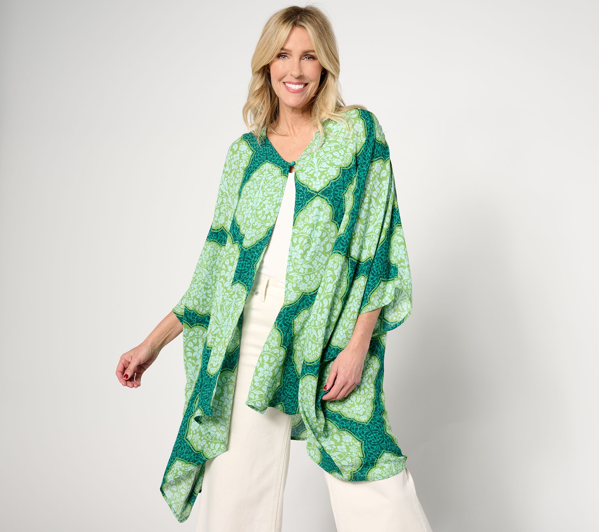 BEAUTIFUL by Lawrence Zarian Petite Printed Topper