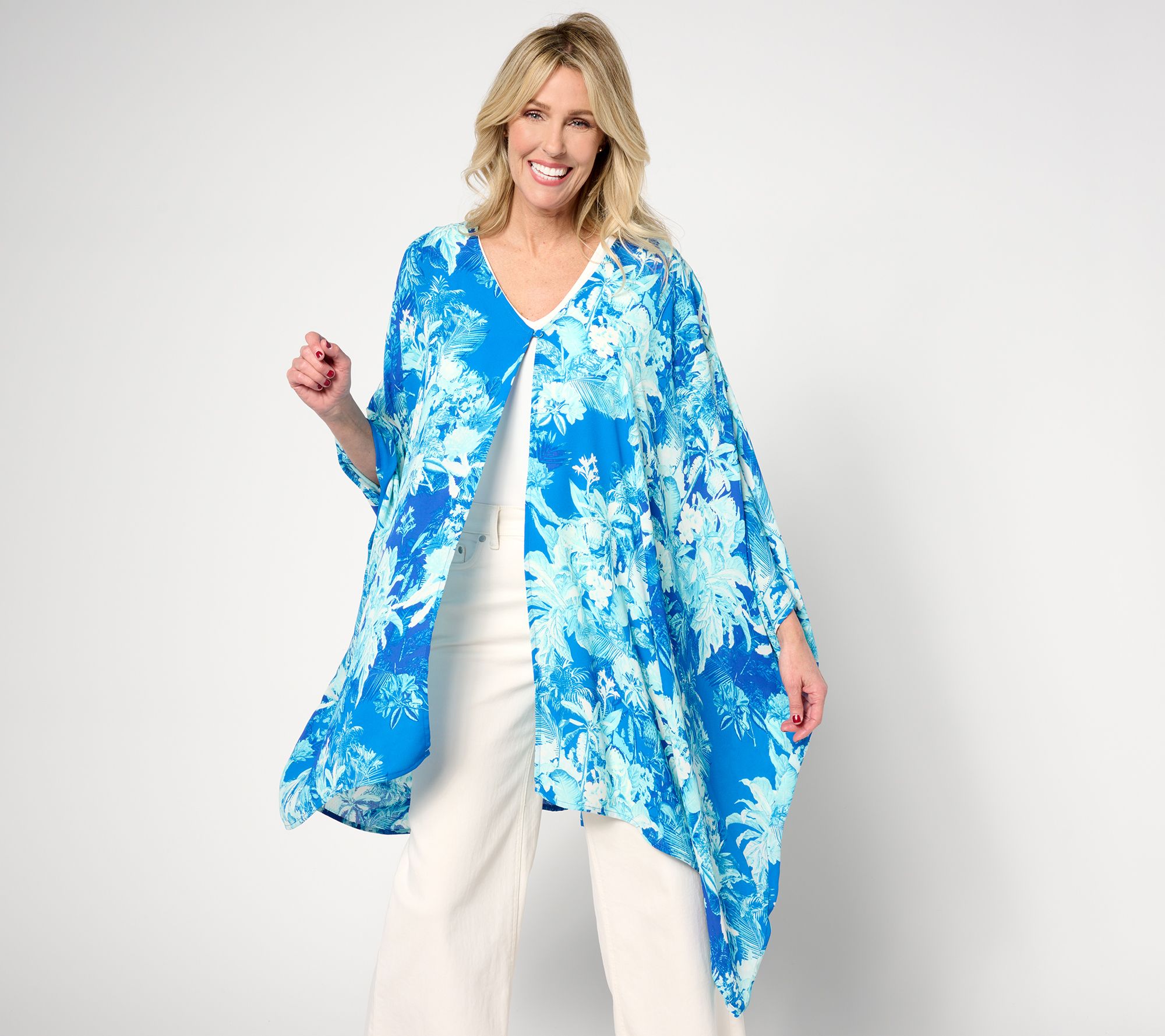 BEAUTIFUL by Lawrence Zarian Petite Printed Topper