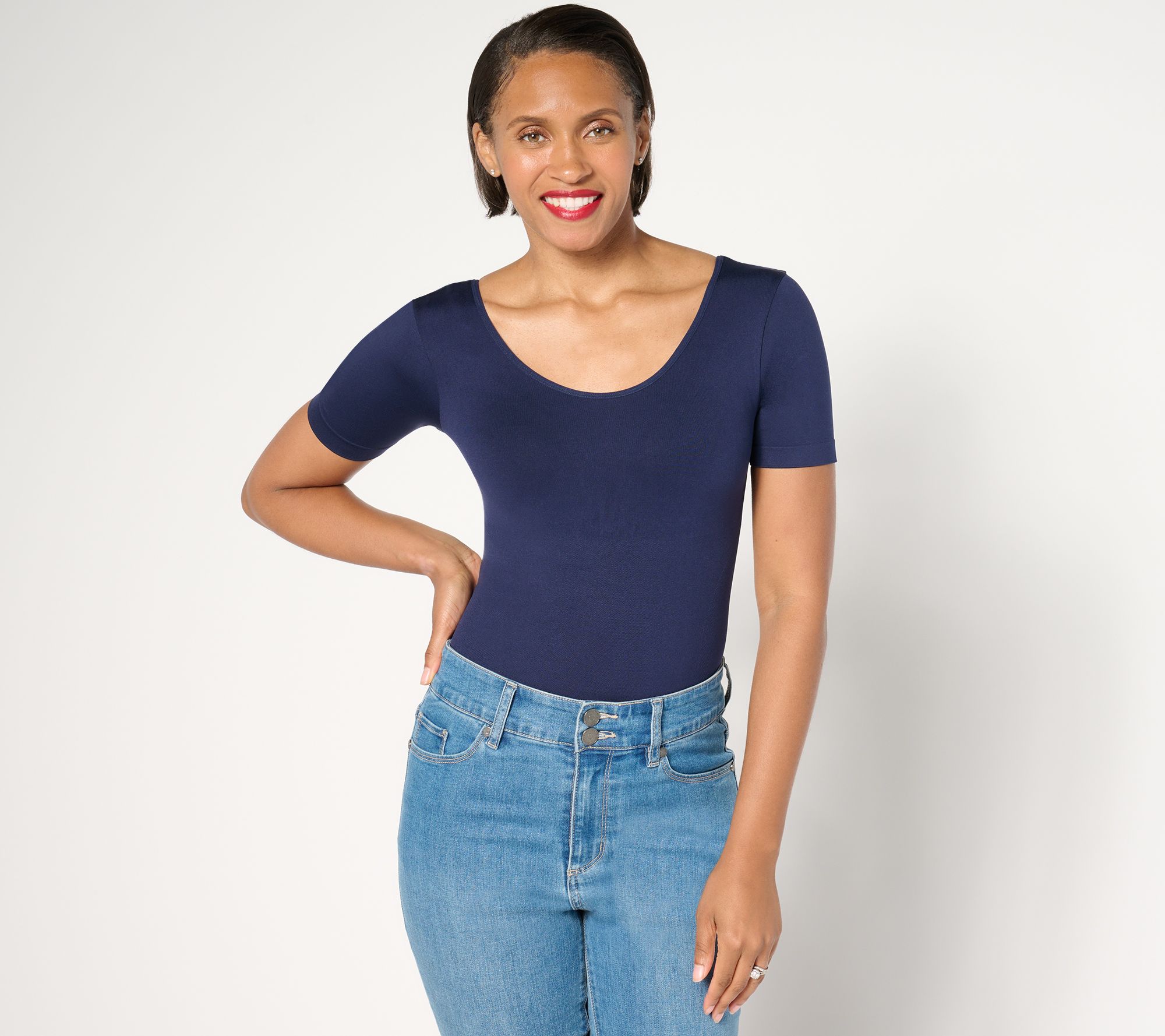 Shapermint All day Everyday Short Sleeve Bodysuit