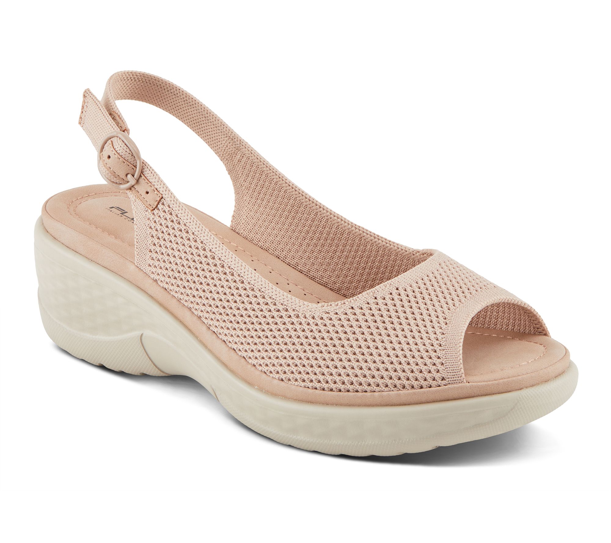 Flexus by Spring Step Slingback Wedge Sandals -Mayberry
