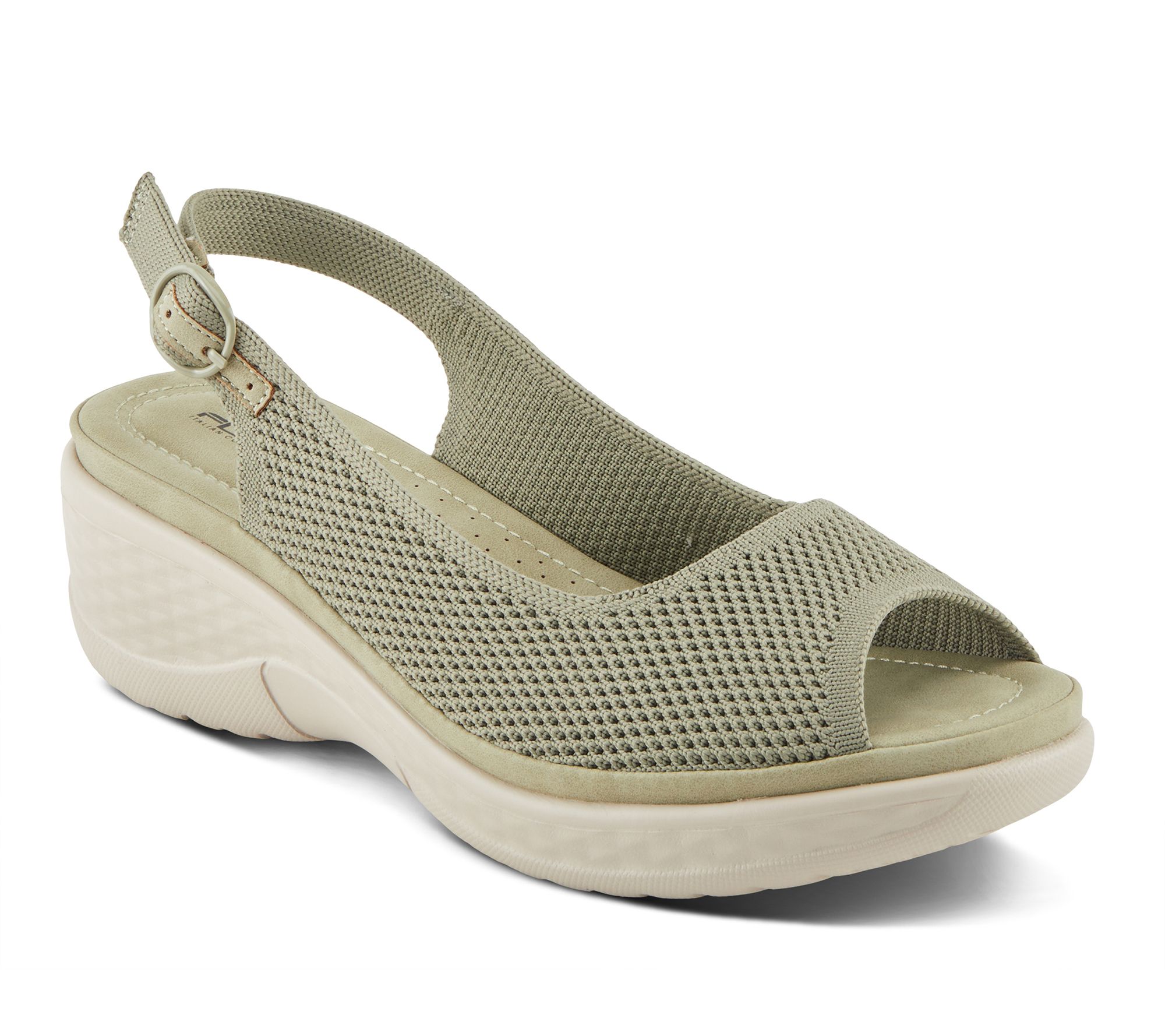 Flexus by Spring Step Slingback Wedge Sandals -Mayberry