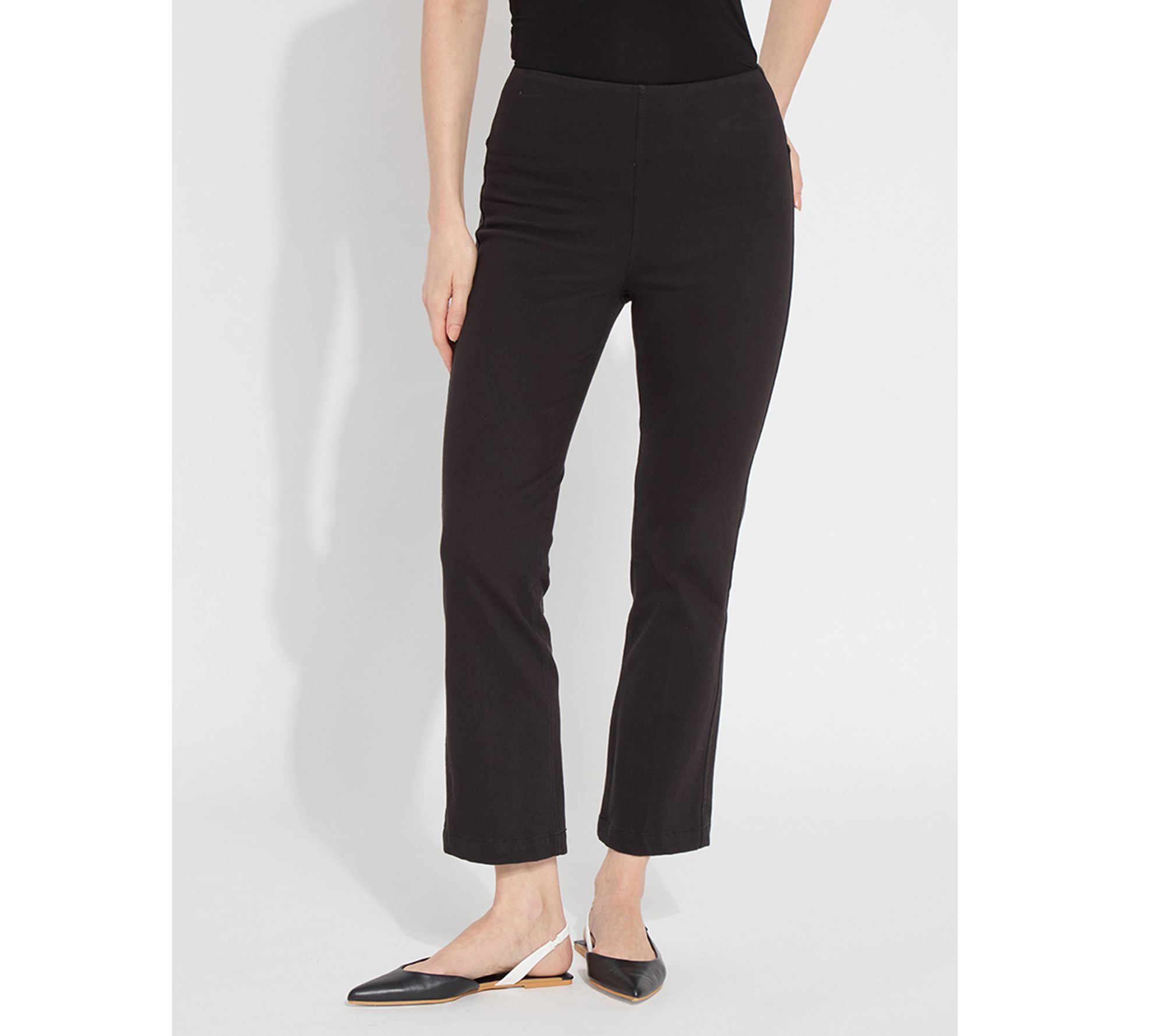 Lysee New York Stretch Denim Baby Bootcut Ankle Pant