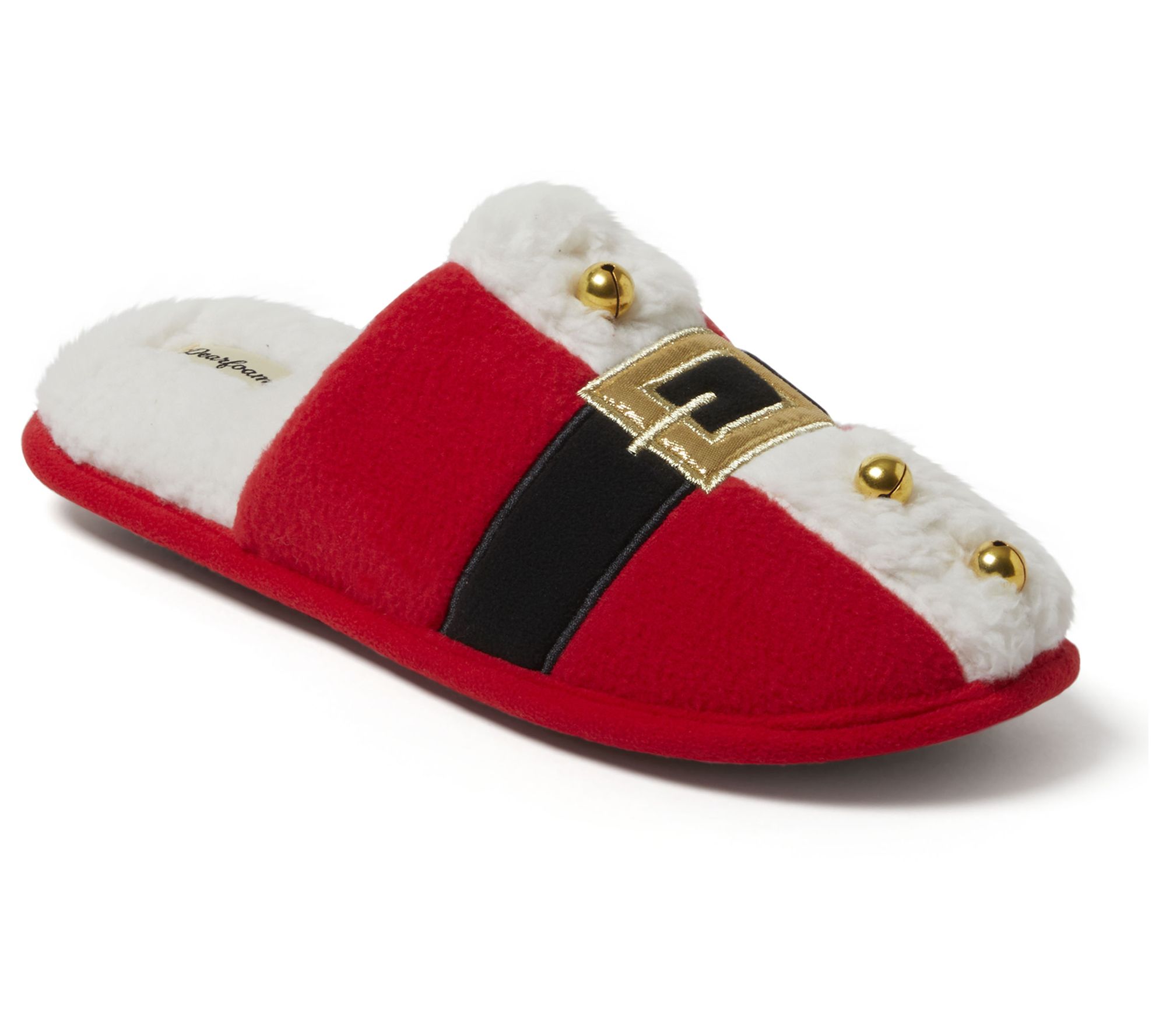 Dearfoams Unisex Ugly Sweater Holiday Christmas Slippers