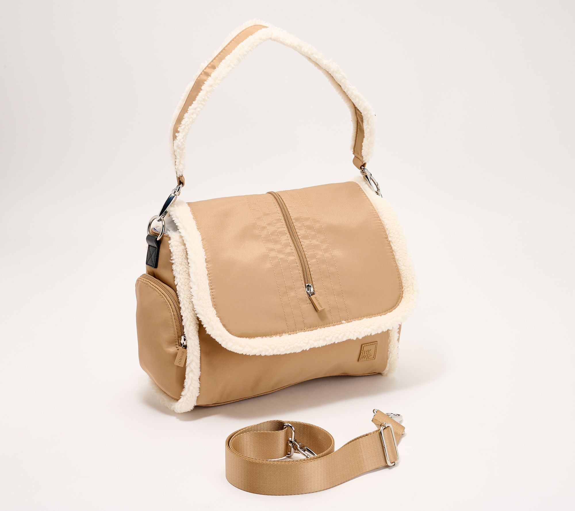 IHKWIP The Sherpa Crossbody Satchel with Two Straps