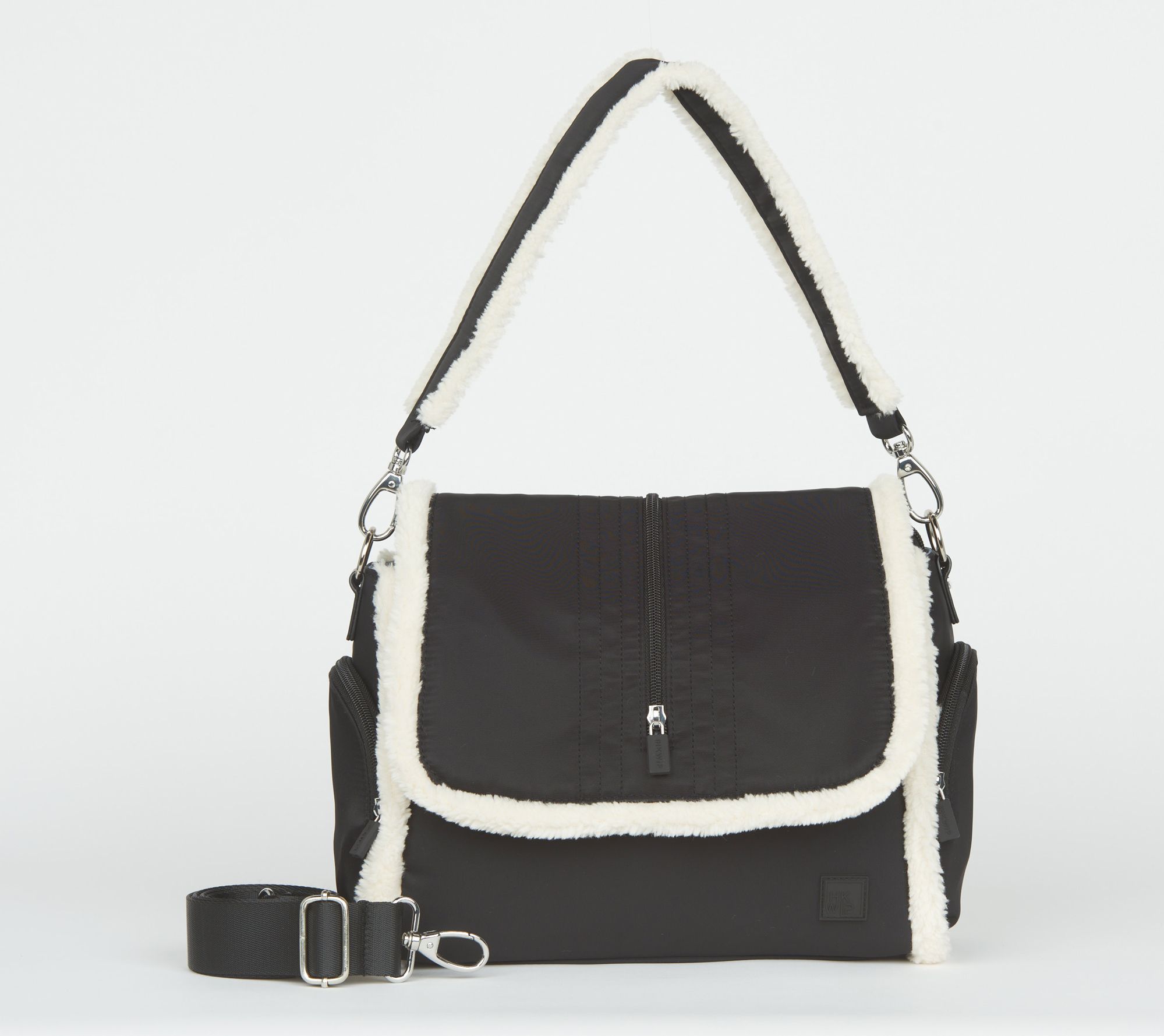 IHKWIP The Sherpa Crossbody Satchel with Two Straps