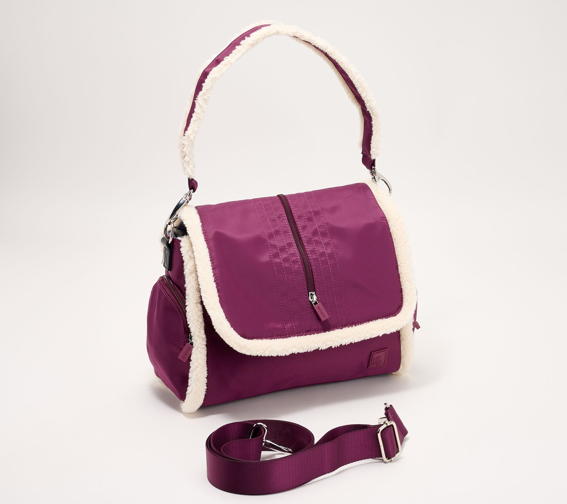 IHKWIP The Sherpa Crossbody Satchel with Two Straps