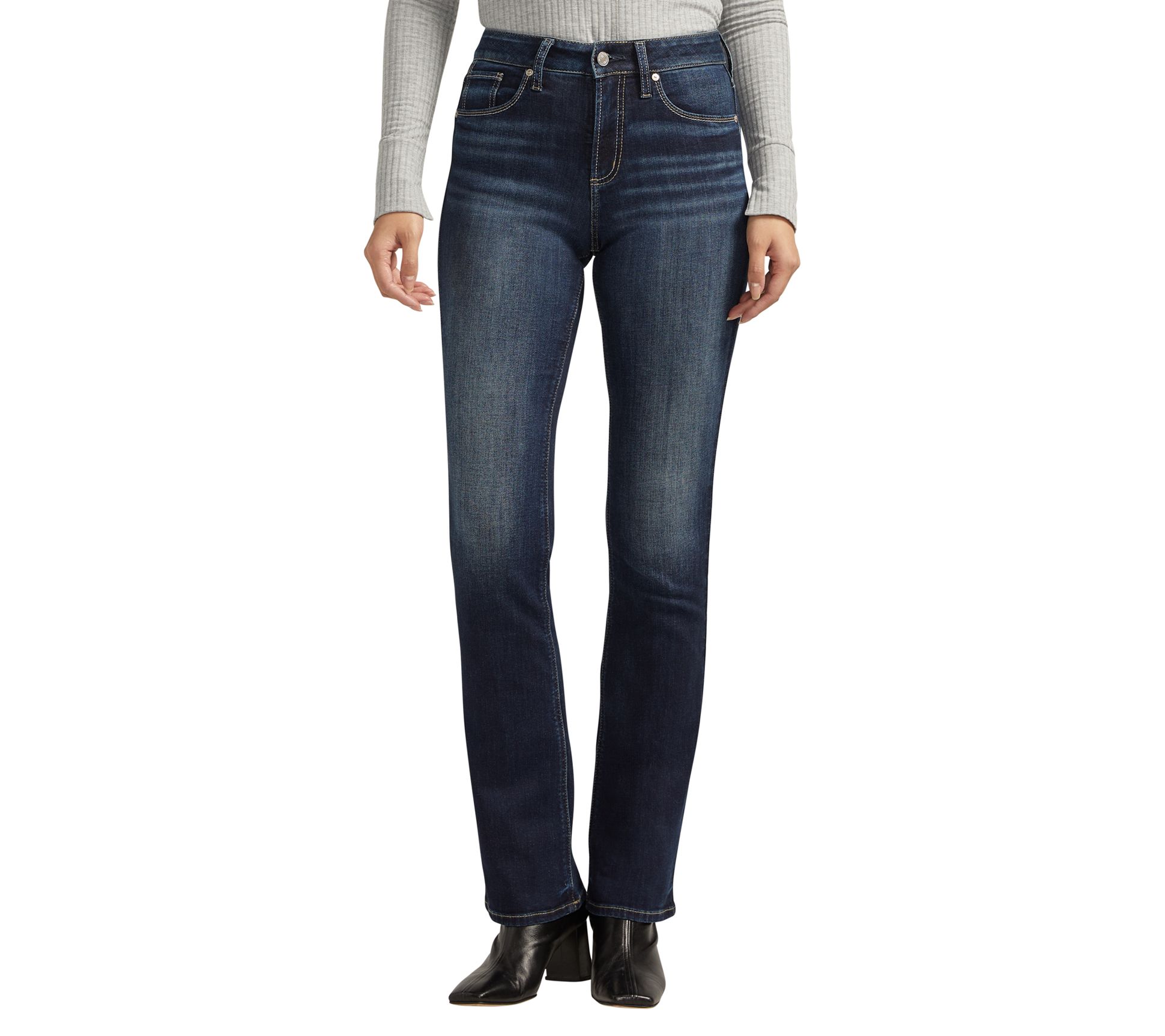 Silver Jeans Co. Women's Avery High Rise Slim B ootcut Jeans