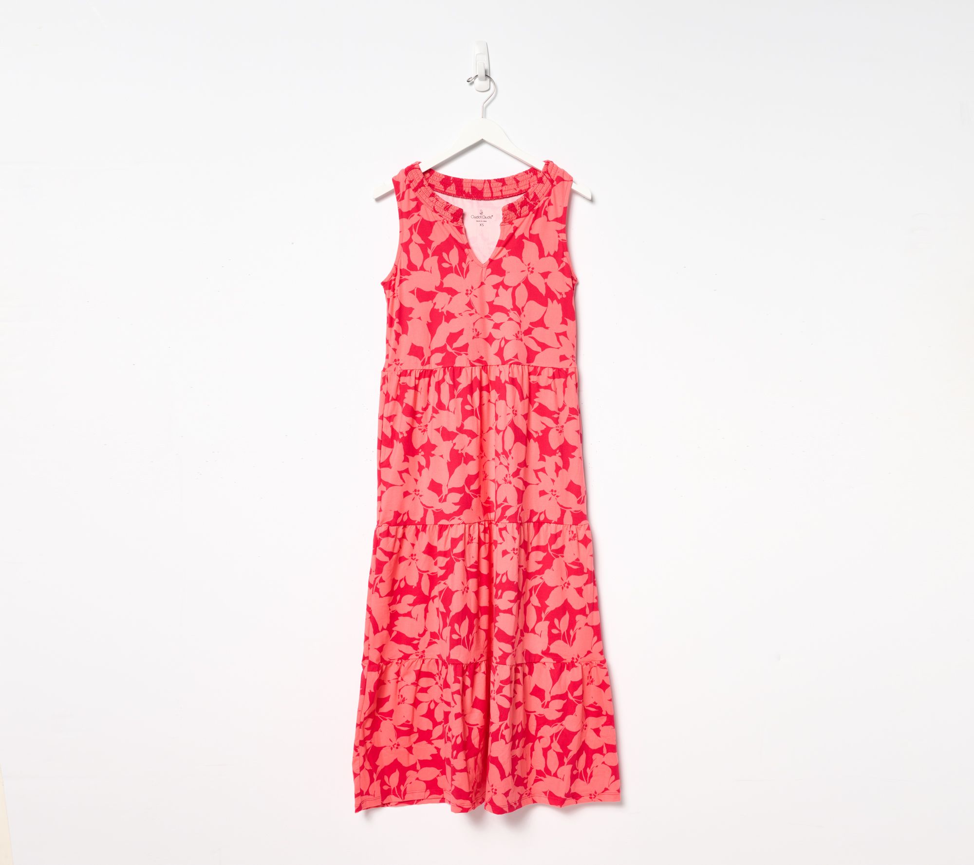 Cuddl Duds Flexwear Tiered Maxi Dress