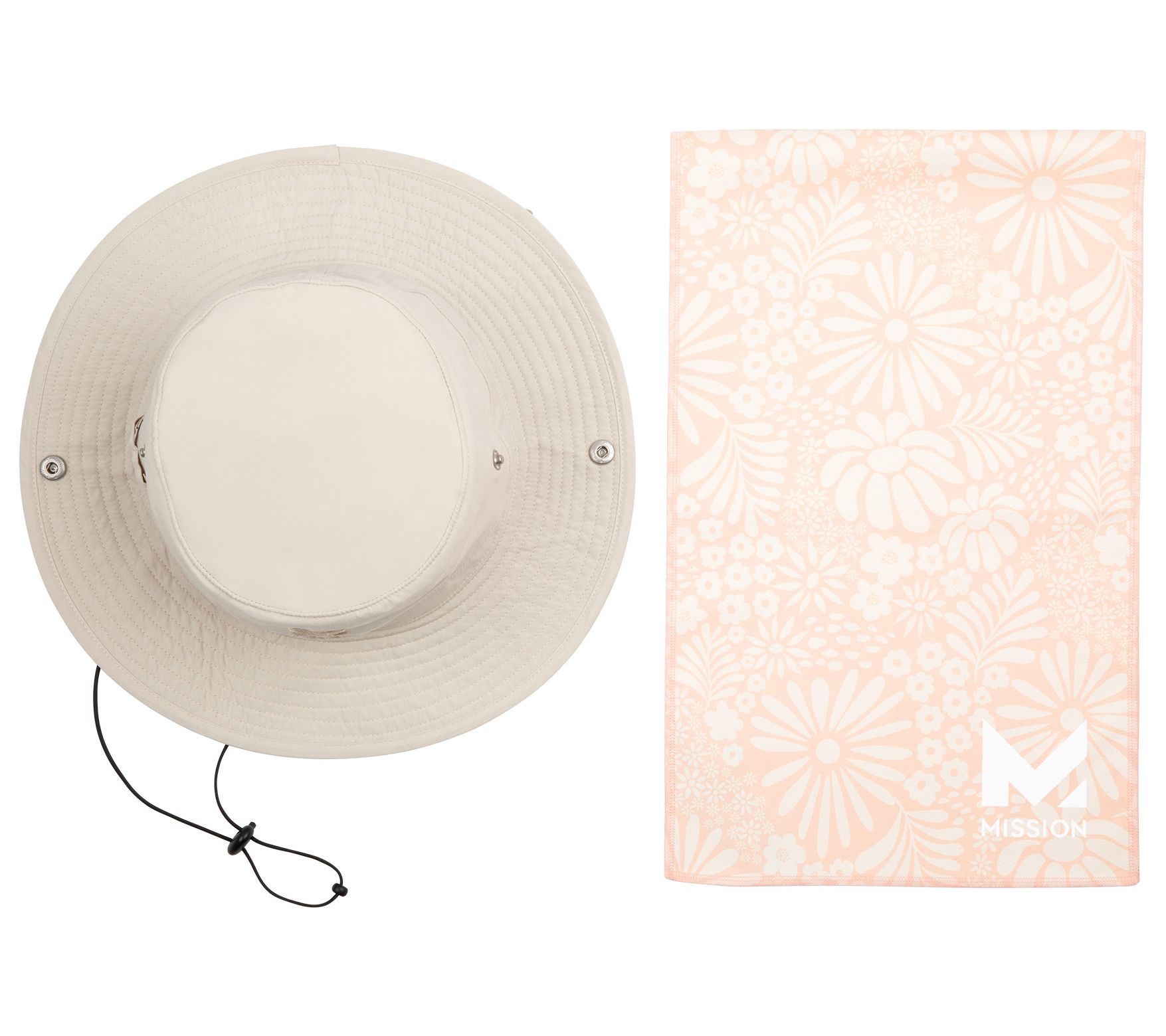 MISSION Cooling UPF50 Bucket Hat & Cooling Towel