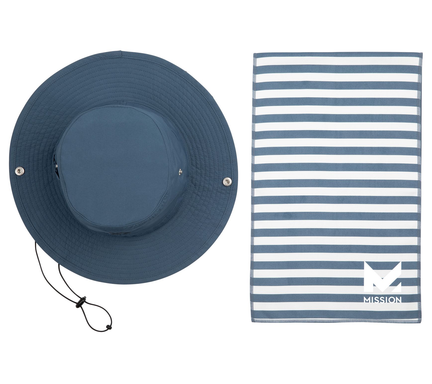 MISSION Cooling UPF50 Bucket Hat & Cooling Towel