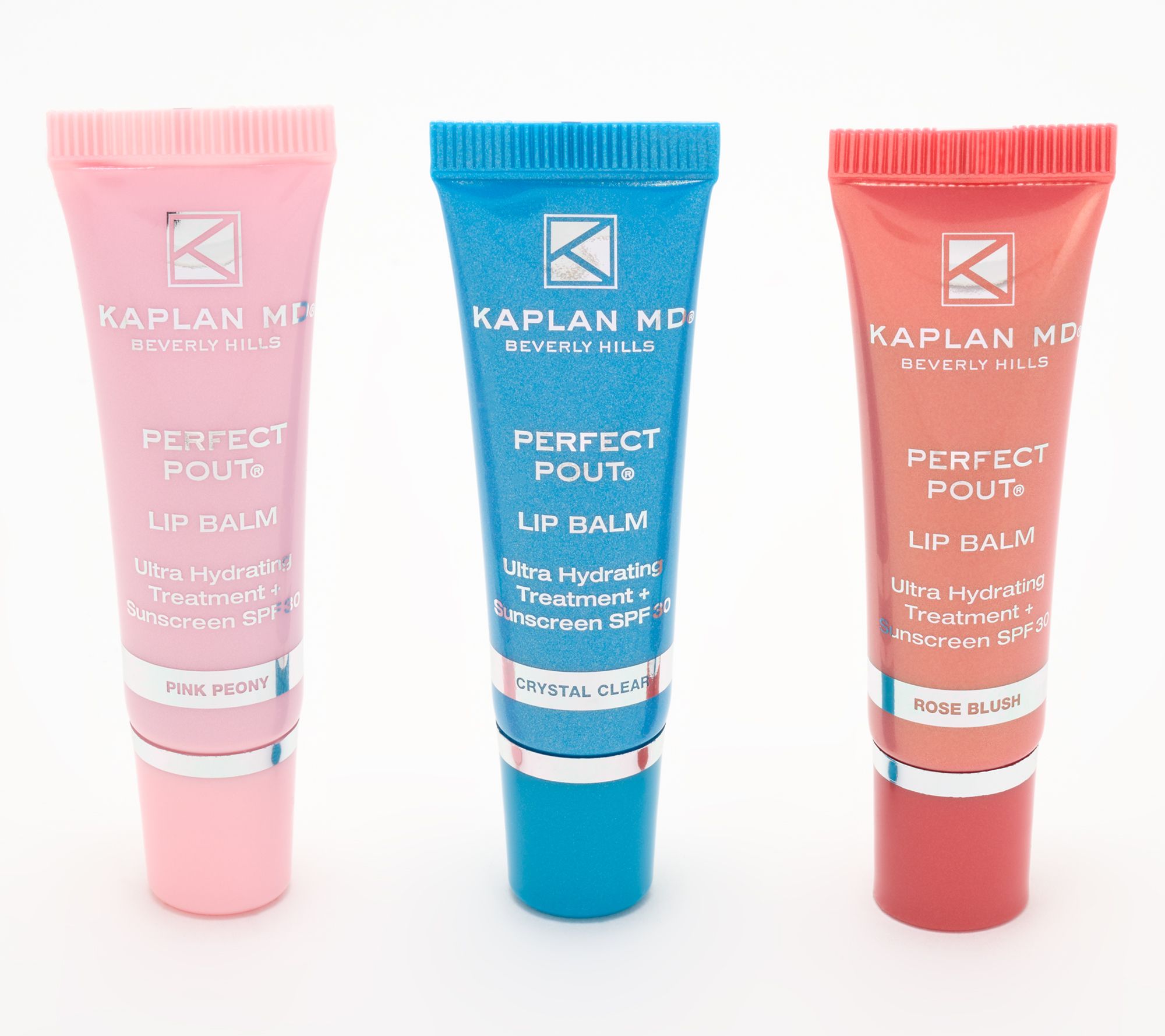 KAPLAN MD Perfect Pout Plumping Lip Balm Trio with SPF 30