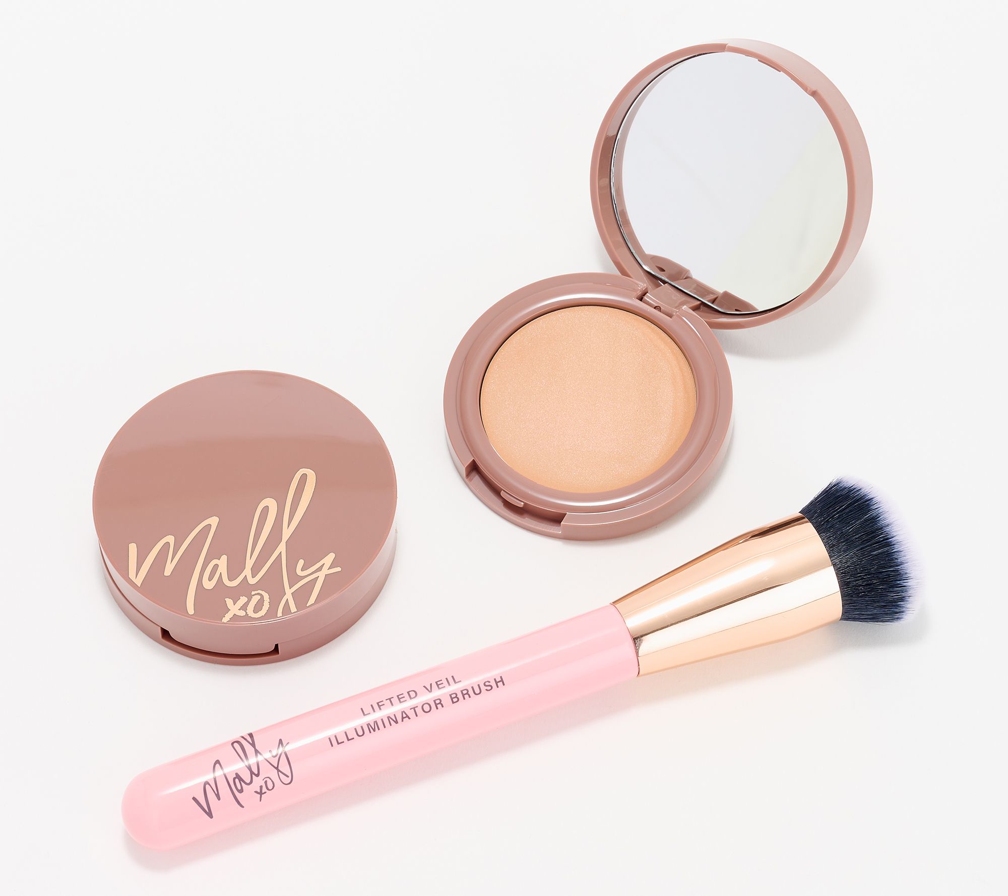 Mally Lifted Veil Bronzer Duo Set With Brush