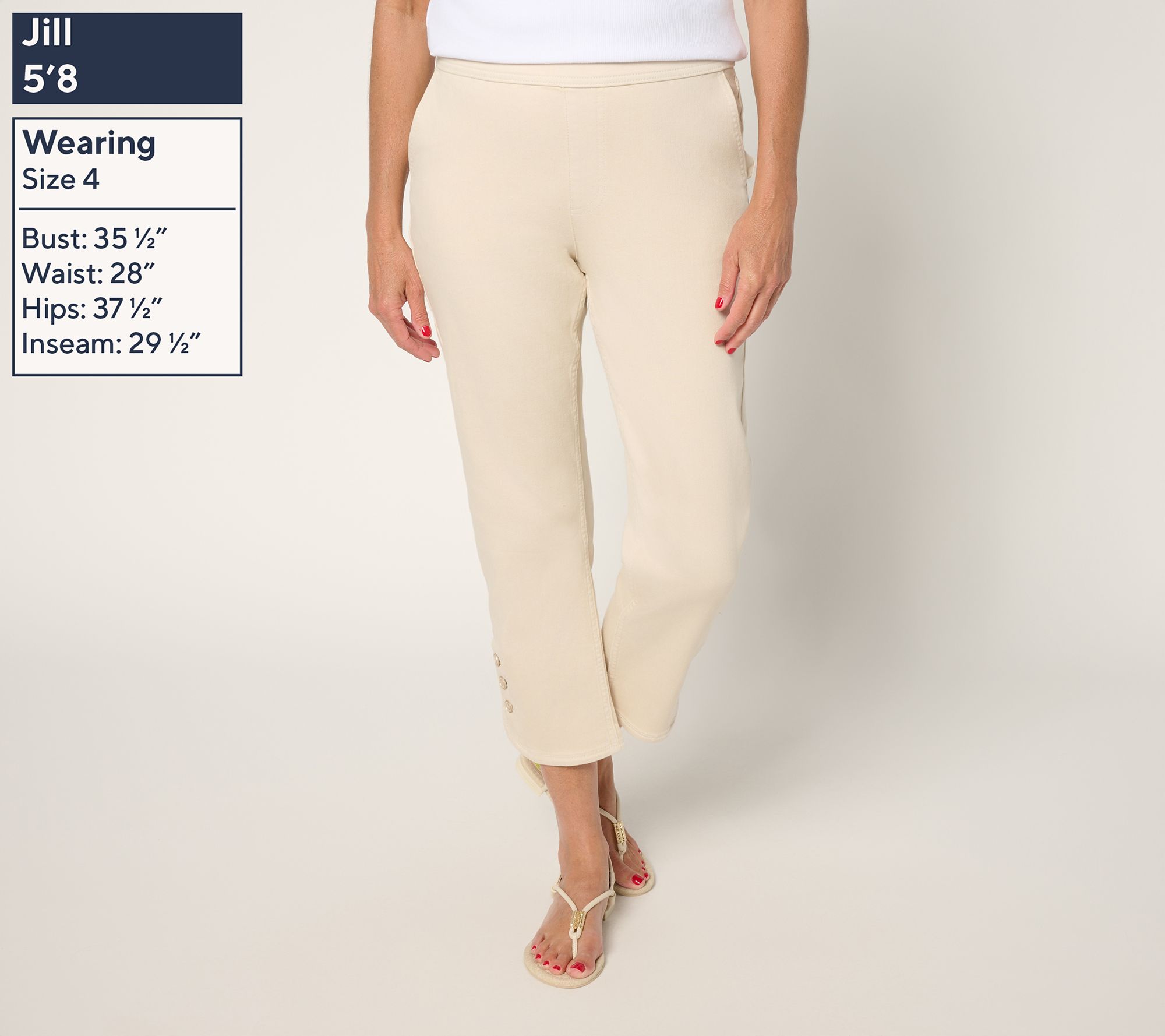 Petite✿＊＊＊ Westbound Petite Size Linen Blend Button Front Fray Detail
