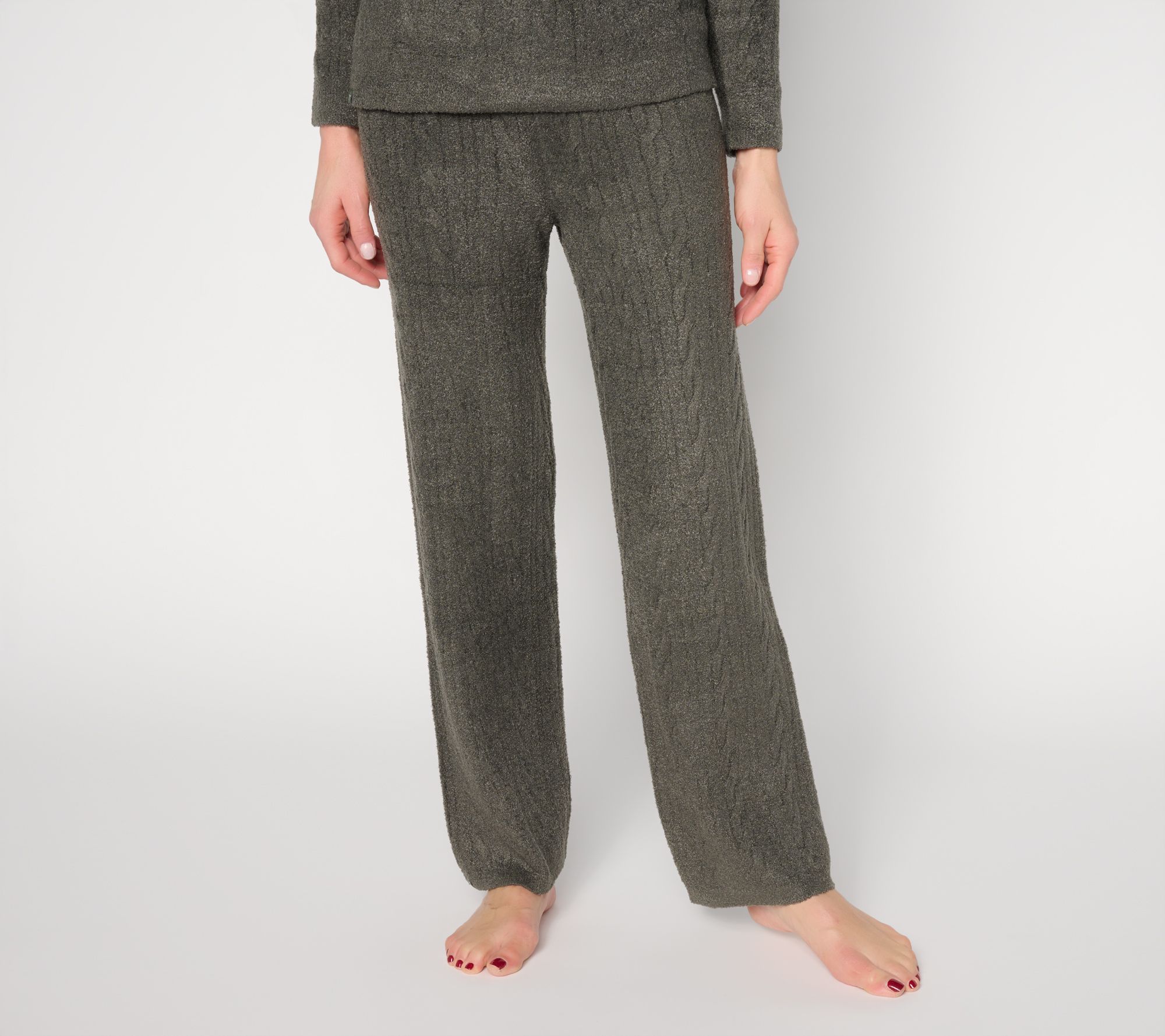 Barefoot Dreams Petite CozyChic Lite Cable Pant