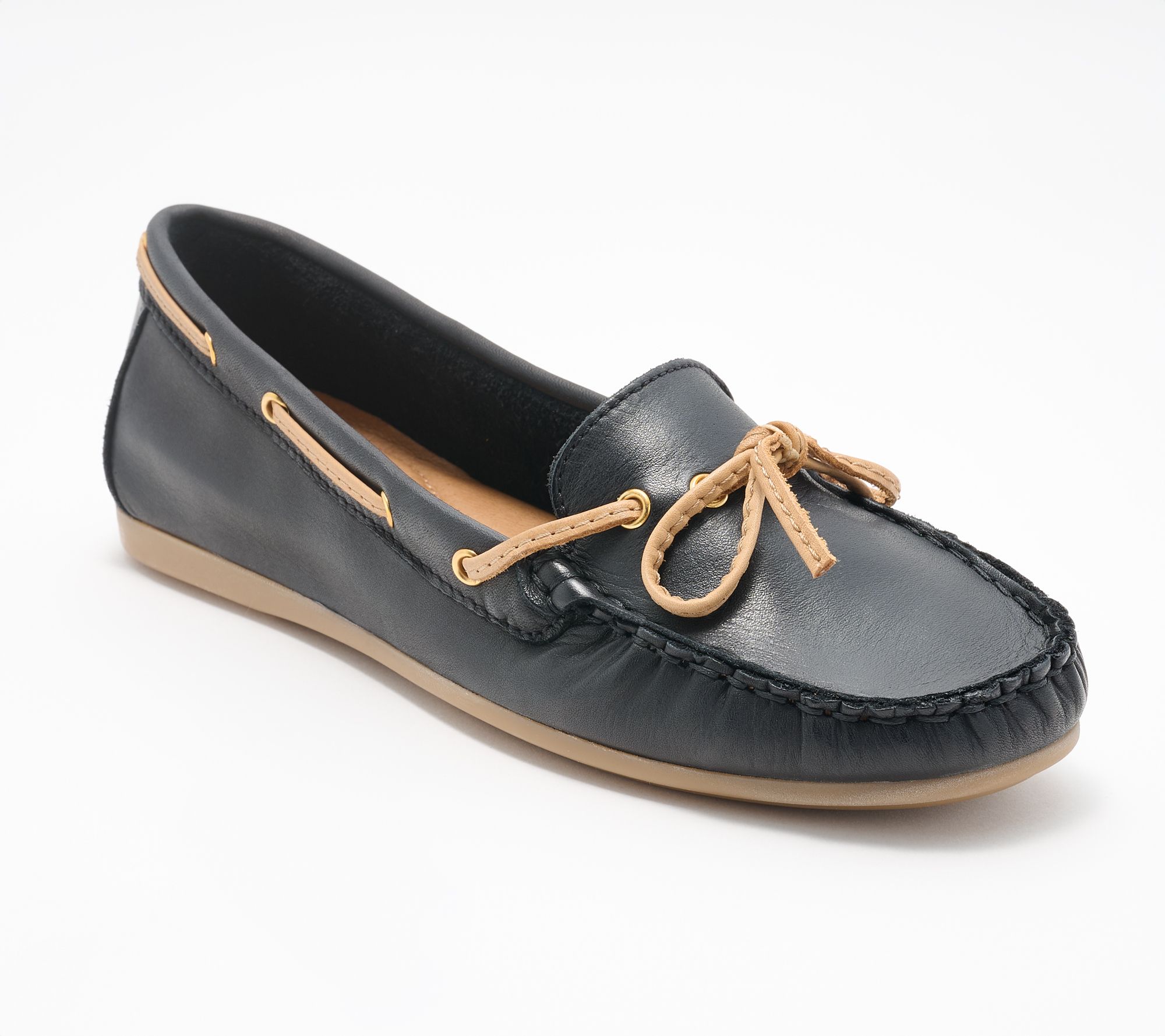 Miz Mooz Leather Moccasin Flats - Lucie