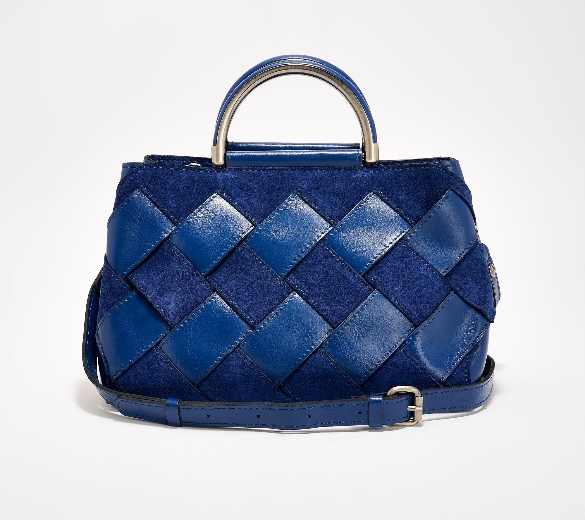 Patricia Nash Novara Woven Leather Satchel