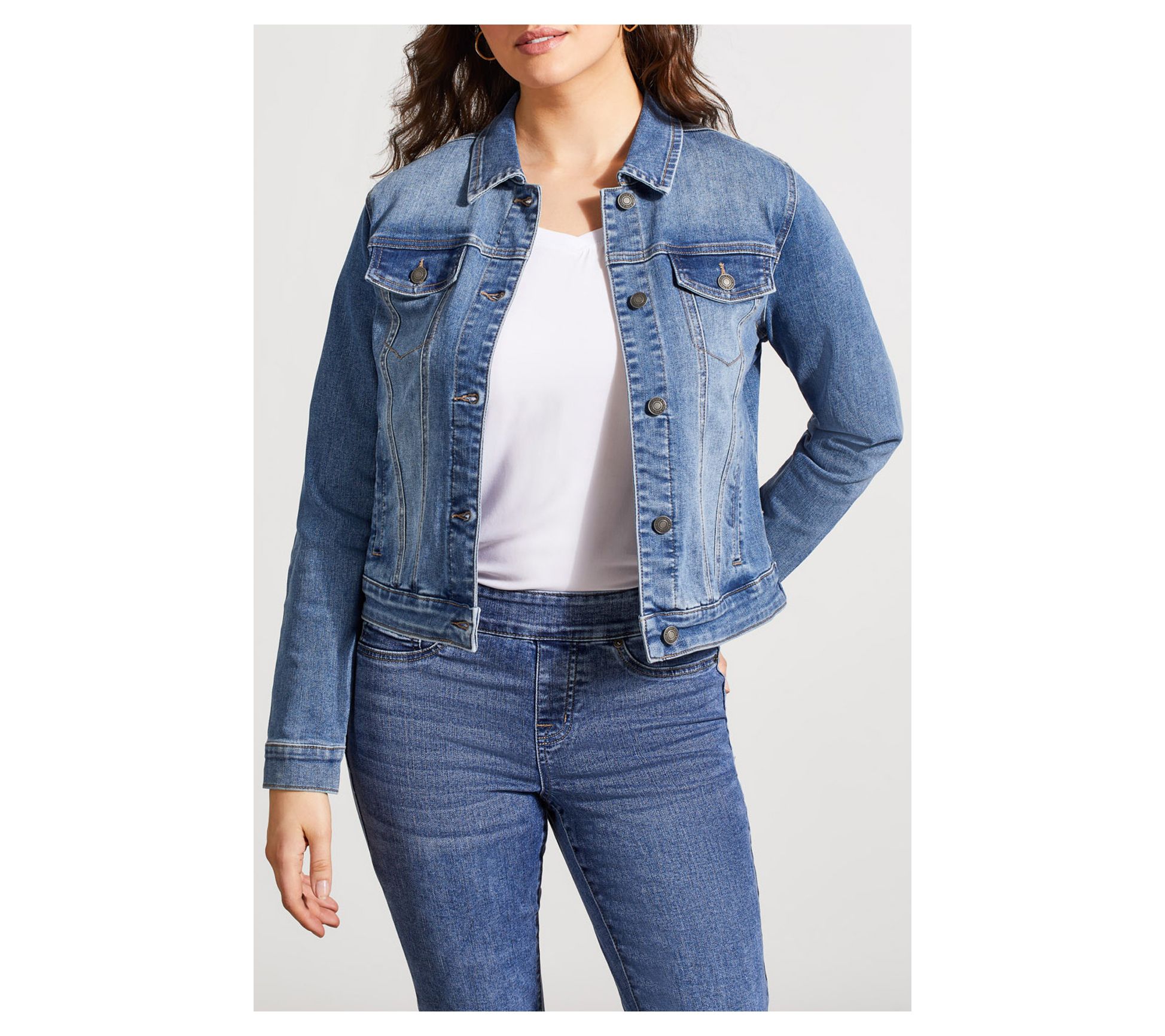 Tribal Classic Fit Denim Jacket