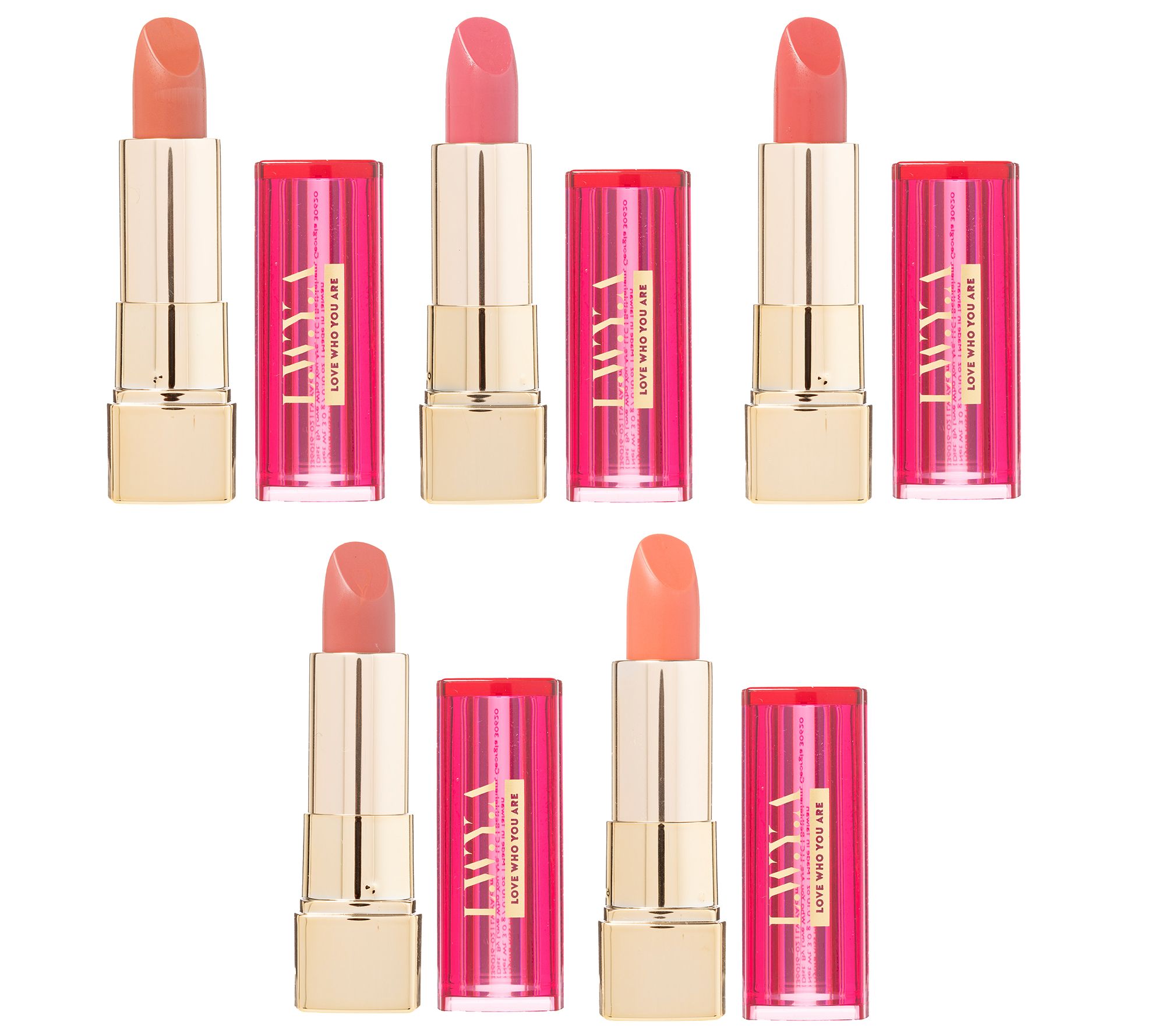 LWYA by Kim Gravel HydraKiss Lipstick 5pc Collection