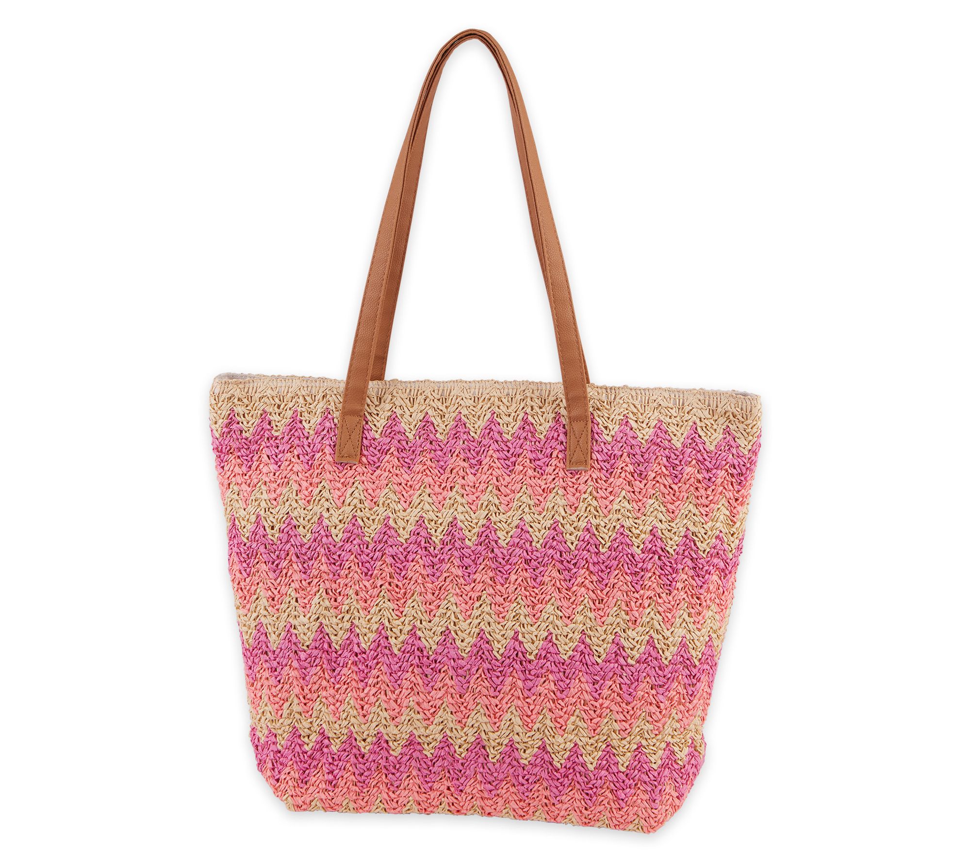 Hadley Wren Isla Woven Zip Top Tote Bag