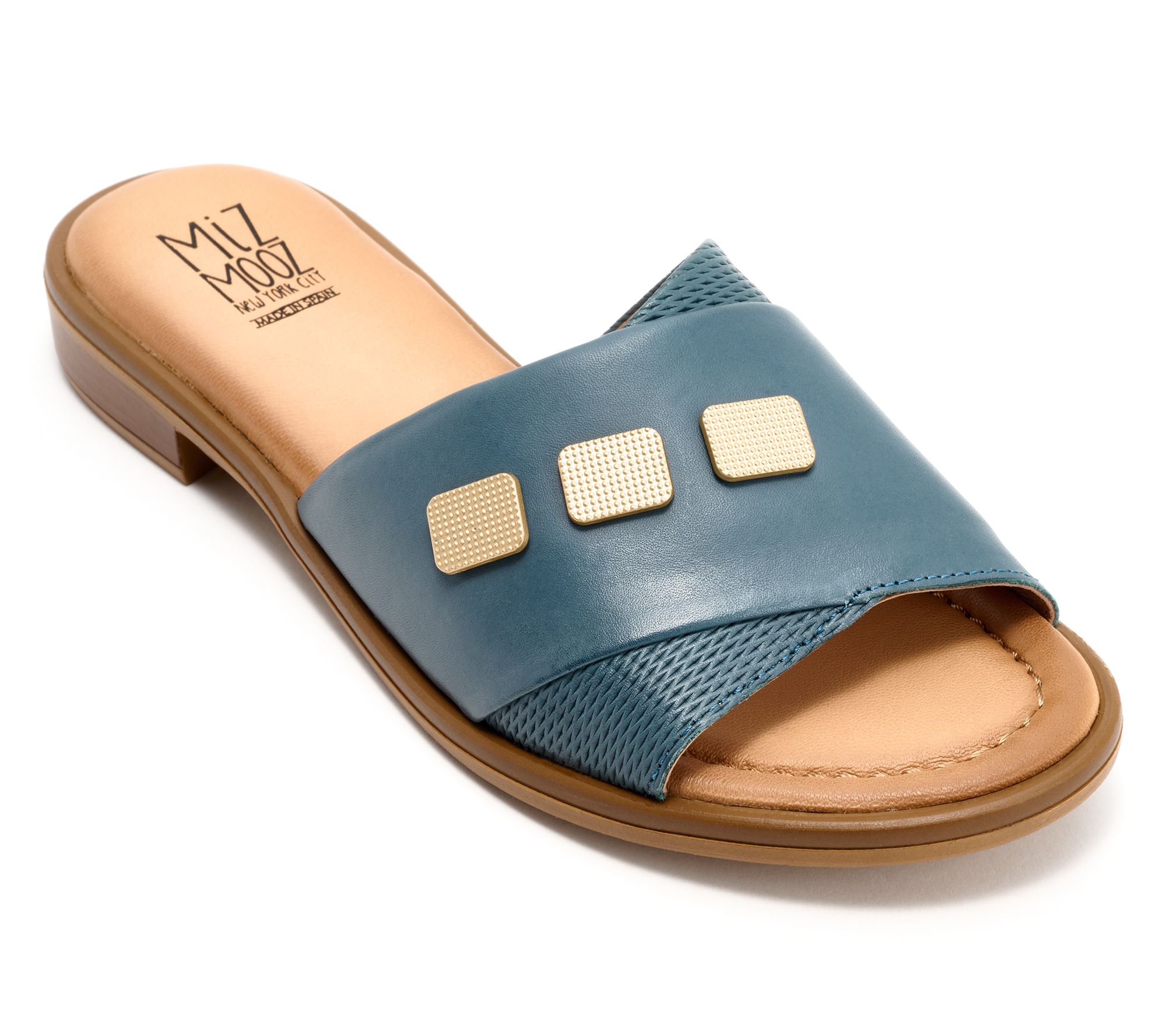 "As Is" Miz Mooz Leather Slide Sandals - Sookie