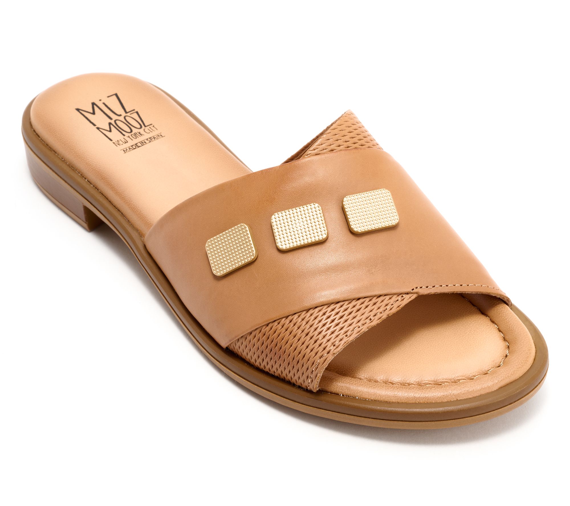 "As Is" Miz Mooz Leather Slide Sandals - Sookie