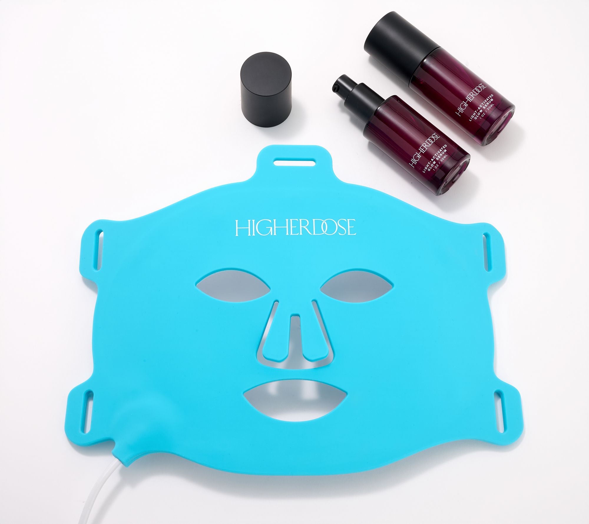 HigherDose Red Light Face Mask w/ Light- Activated Serum Bundle