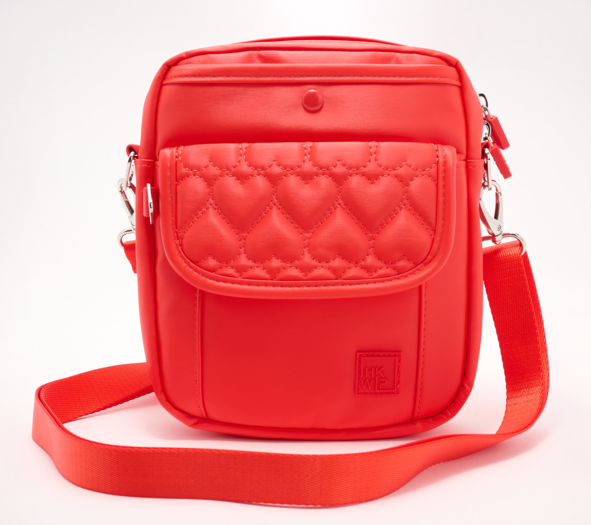"As Is" IHKWIP More Love Heart Quilted Crossbody