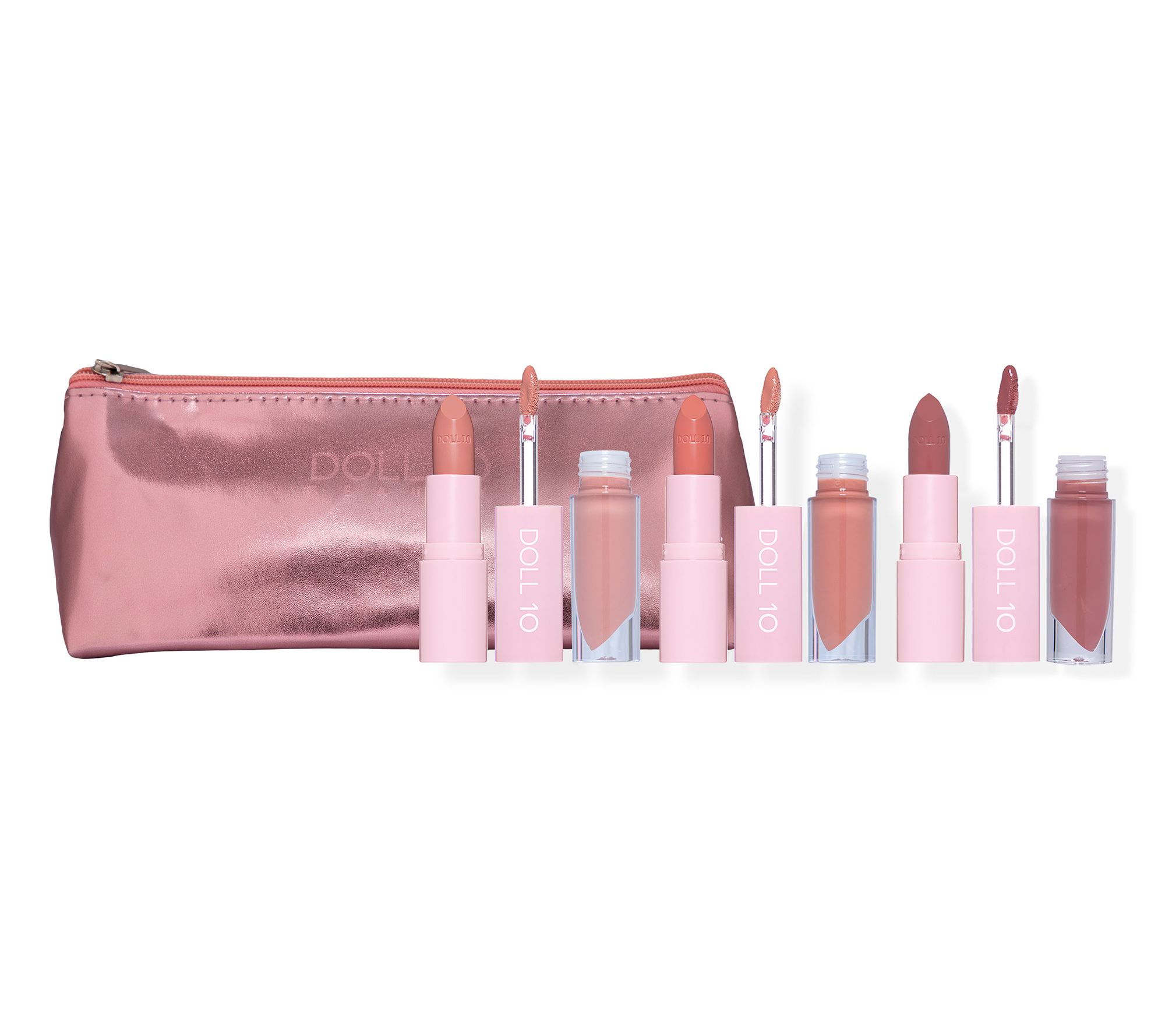 Doll 10 6-Piece Plumping Lip Wardrobe Set With Bag