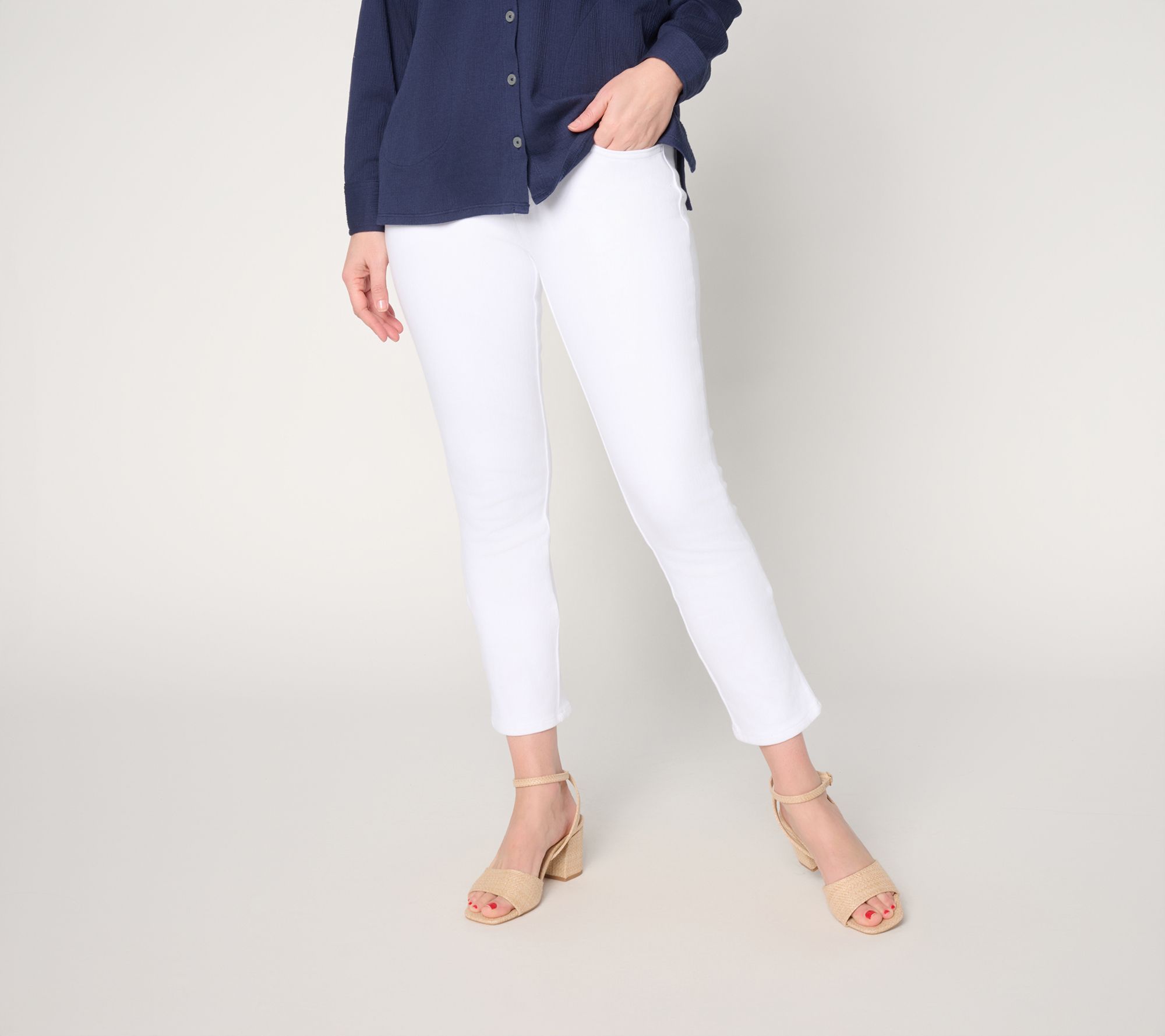 Belle by Kim Gravel Regular Flexibelle Straight Leg Ankle Jean
