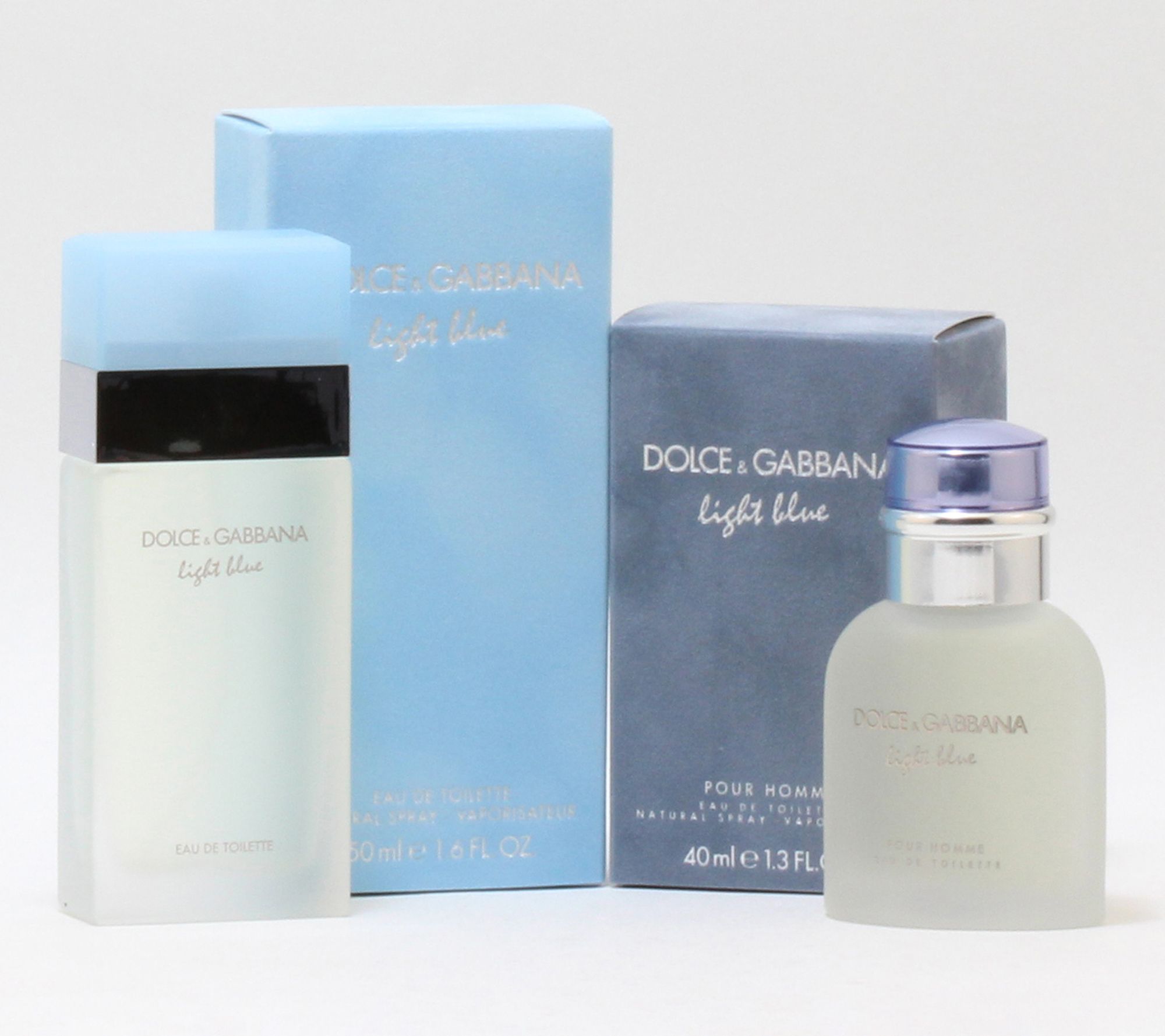 Dolce & Gabbana Light Blue Ladies & Light BlueMen's Set