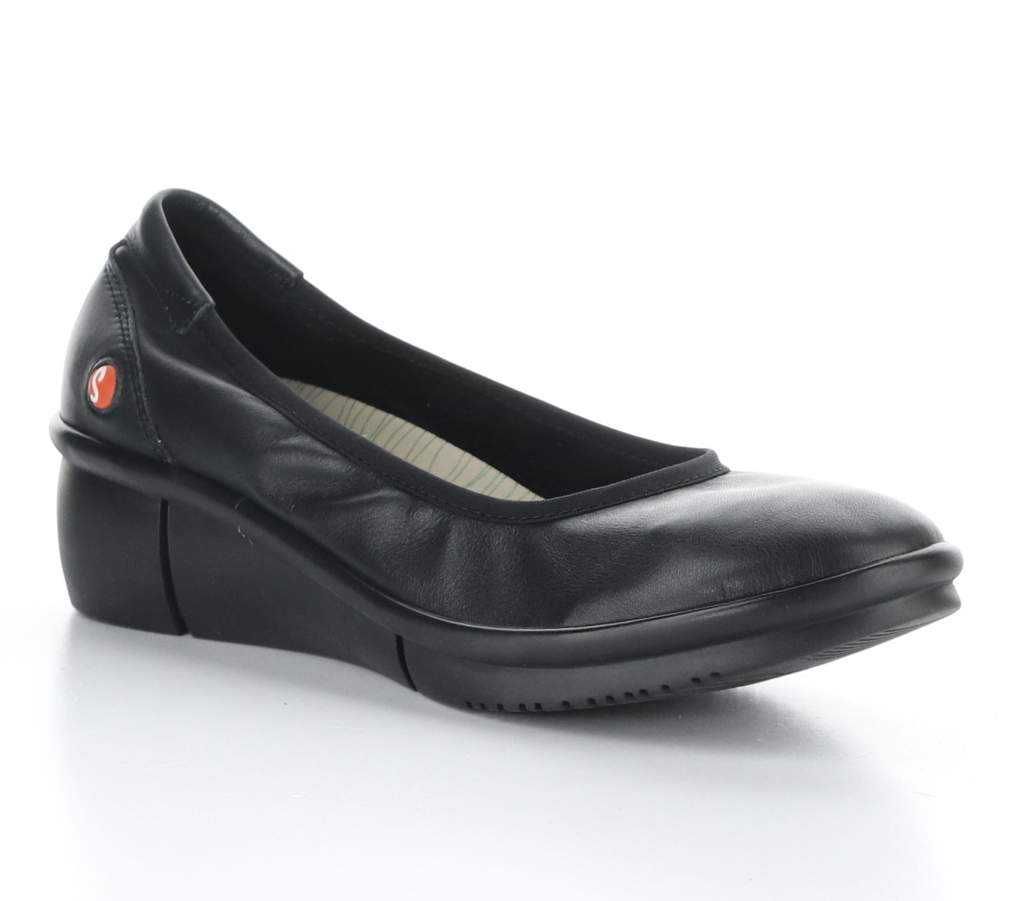 Softino'S Smooth Leather Wedges