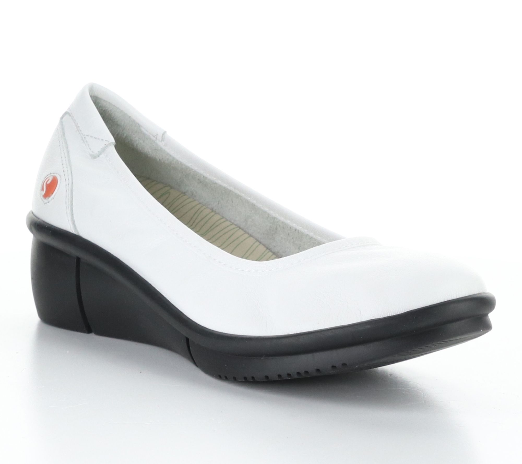 Softino'S Smooth Leather Wedges