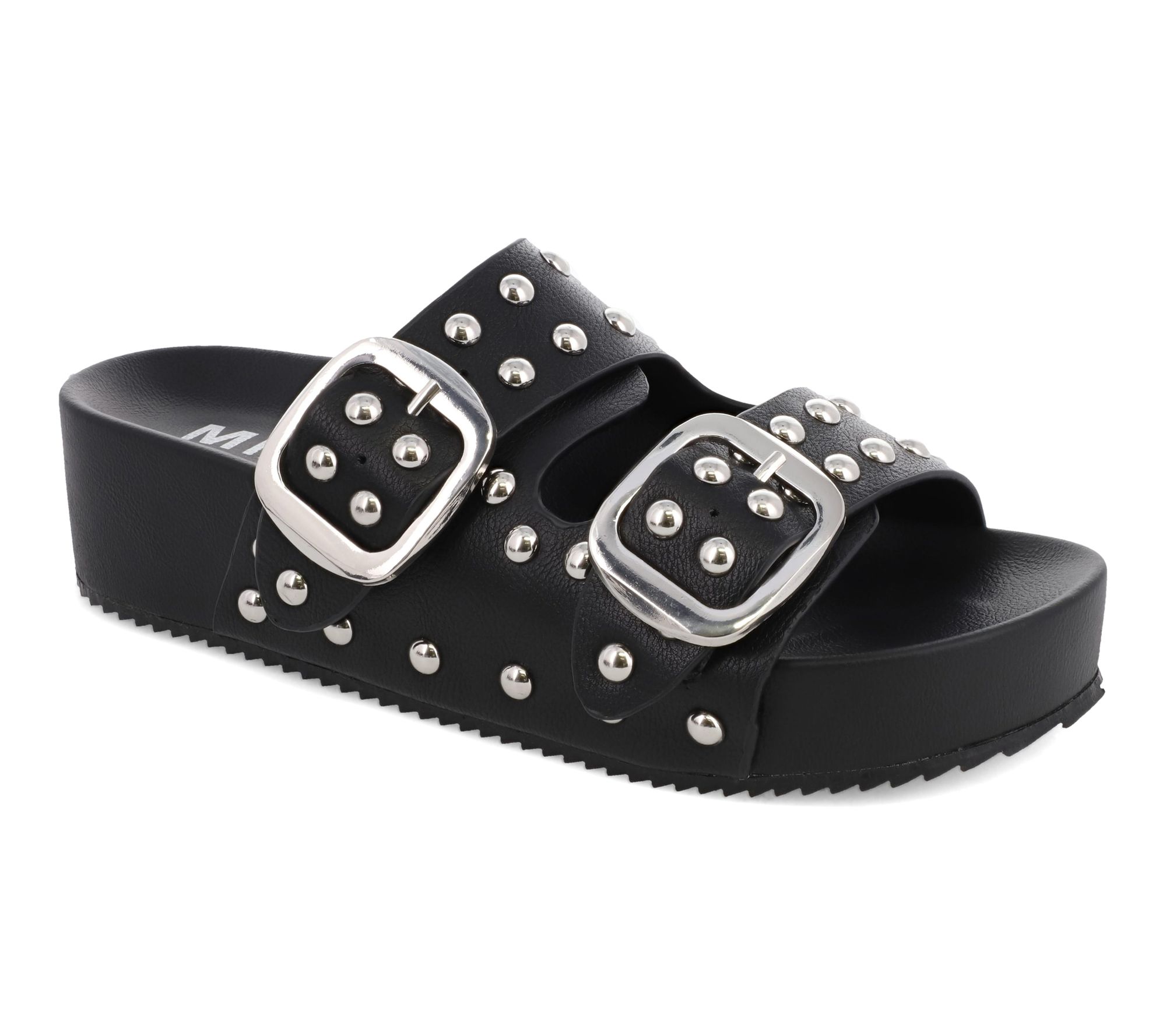 MIA Studded Flatform Slide Sandals - Quennie
