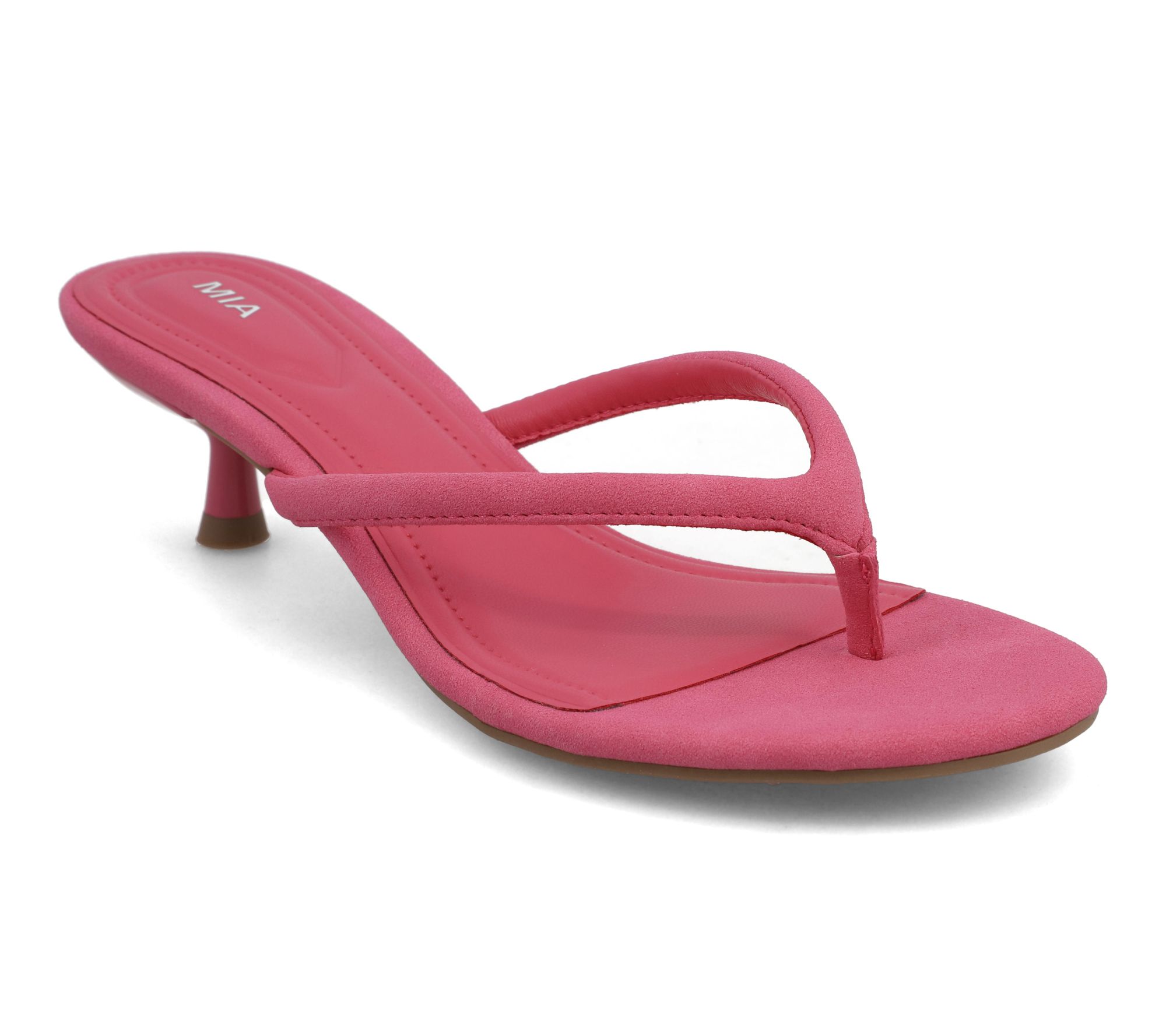 MIA Kitten Heel Thong Sandals - Farren