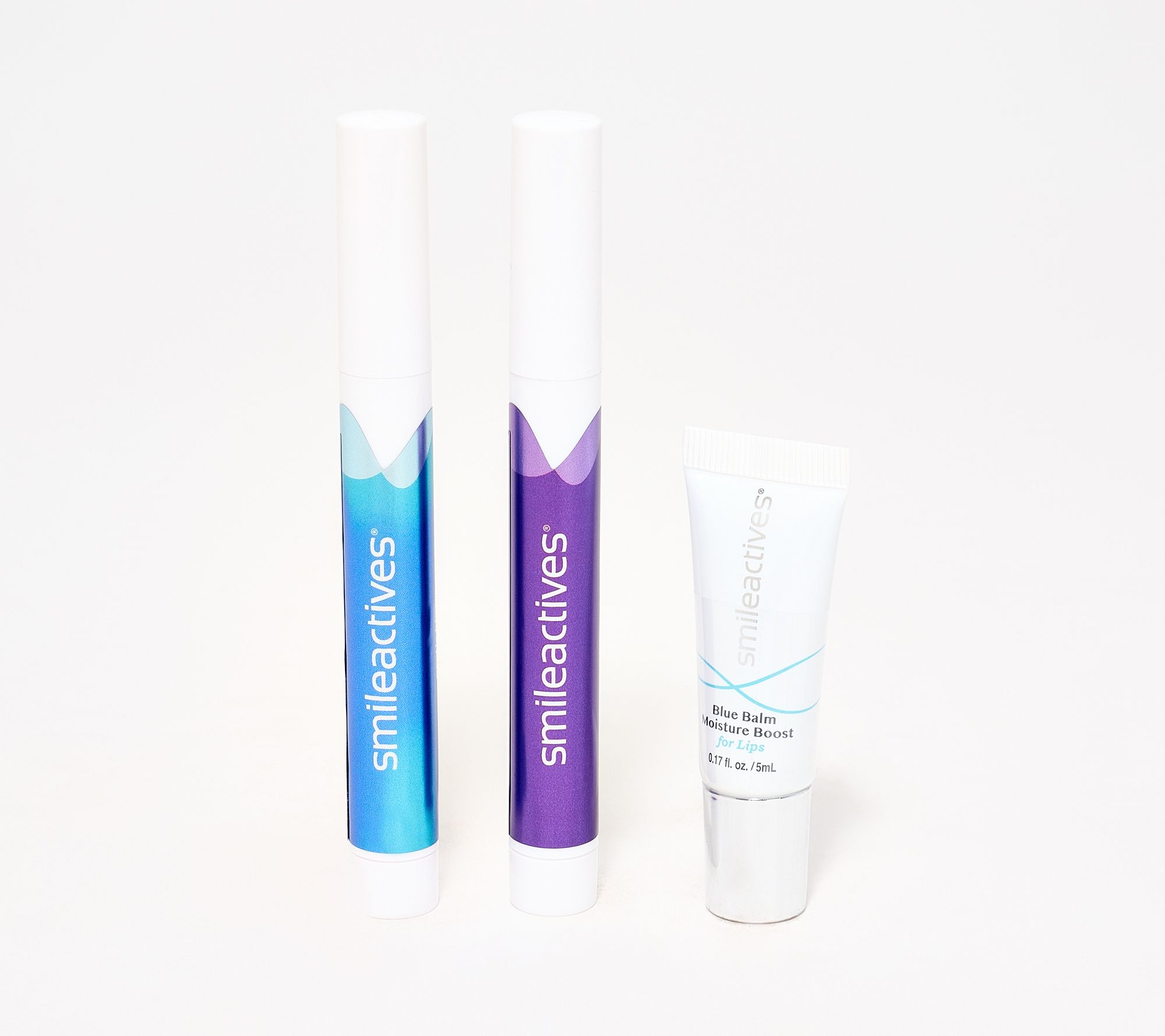 Smileactives Whitening Pen Duo with Blue Shine Lip Balm 2pc Kit