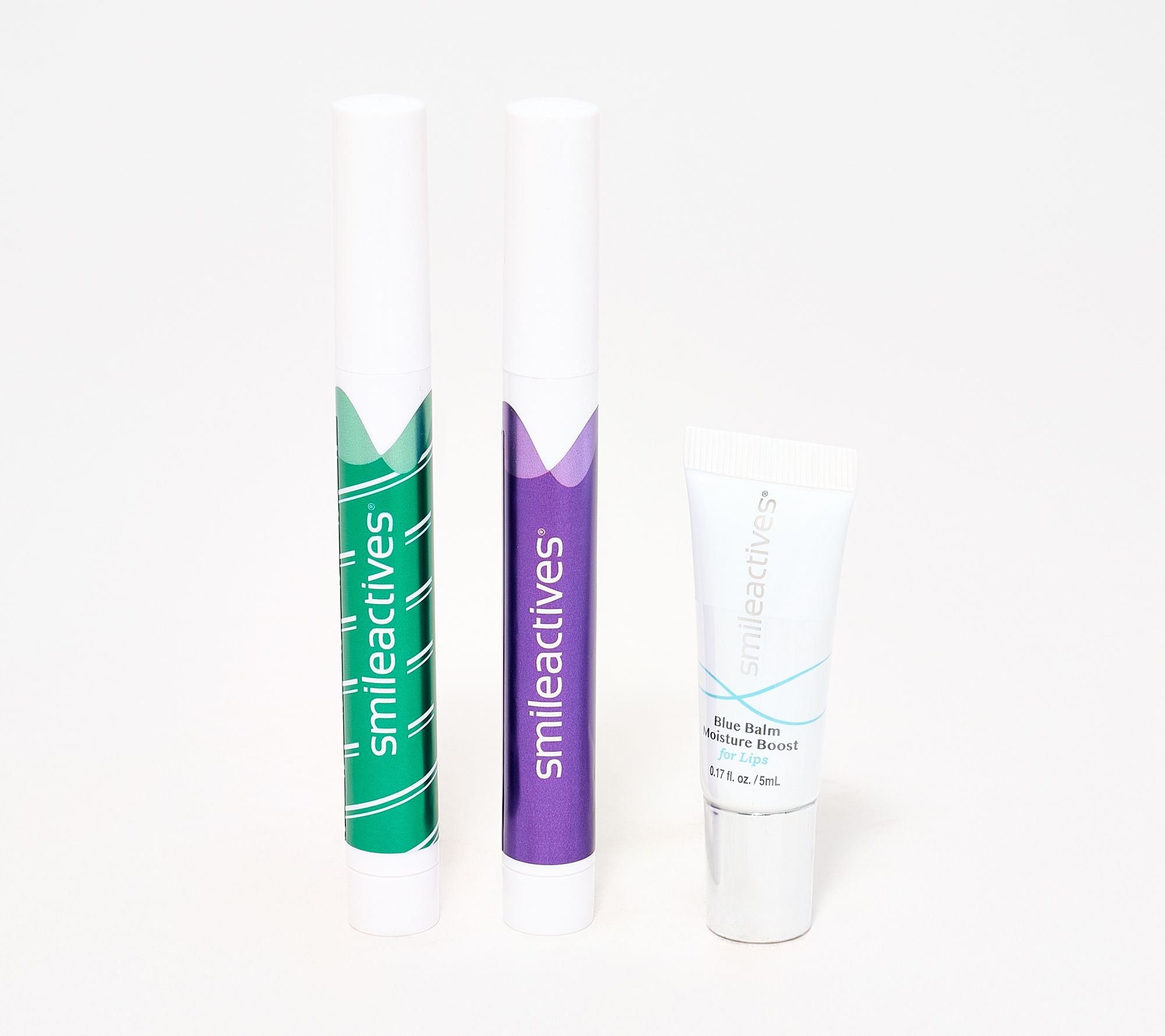 Smileactives Whitening Pen Duo with Blue Shine Lip Balm 2pc Kit