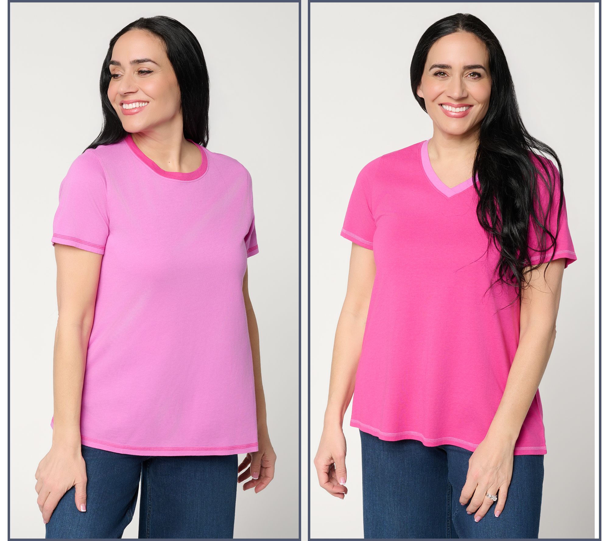 "As Is" LOGO Principles by Lori Goldstein 2-Pack Ringer Tees