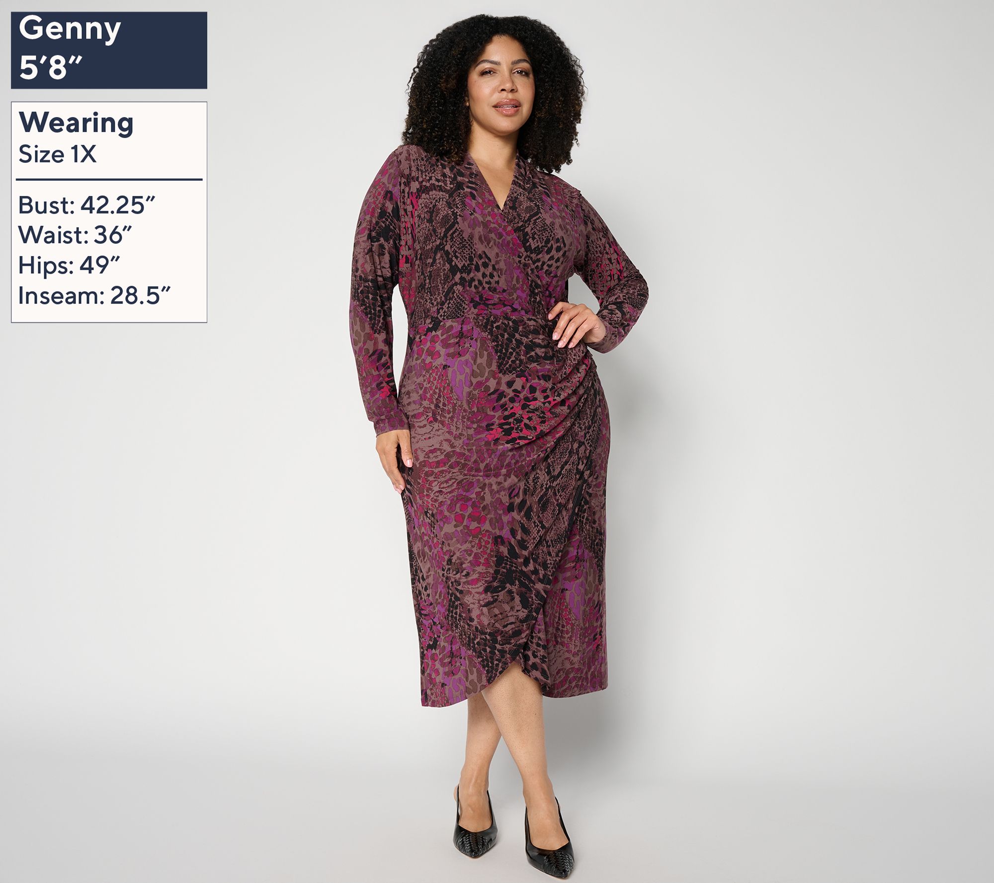 kaila wrap style jersey dress Women with Control Regular Como Surplice portland oregon boutique