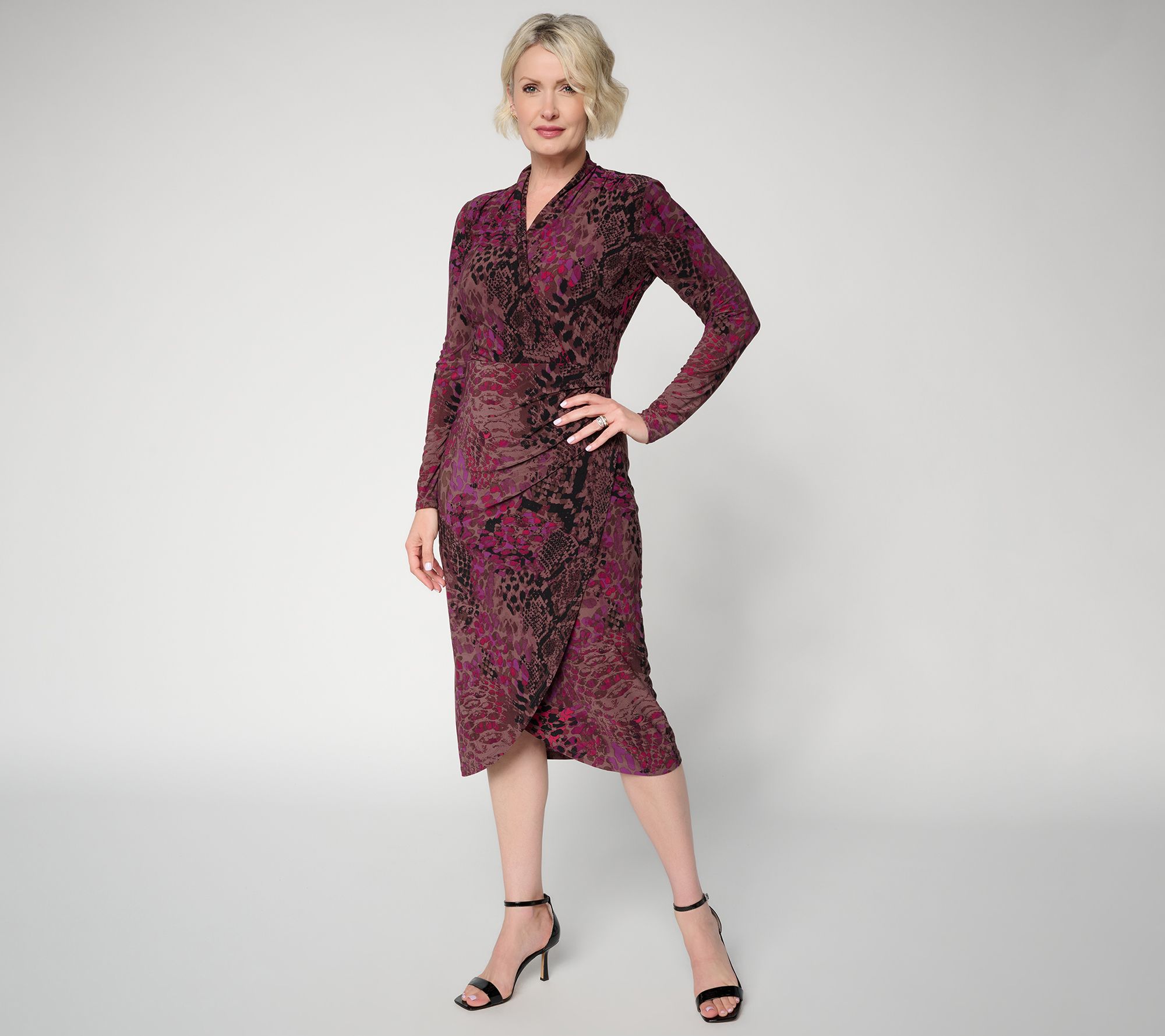 qvc black dresses Women with Control - season-hs26 Untucked Fine Button Down COLOR:CREAM