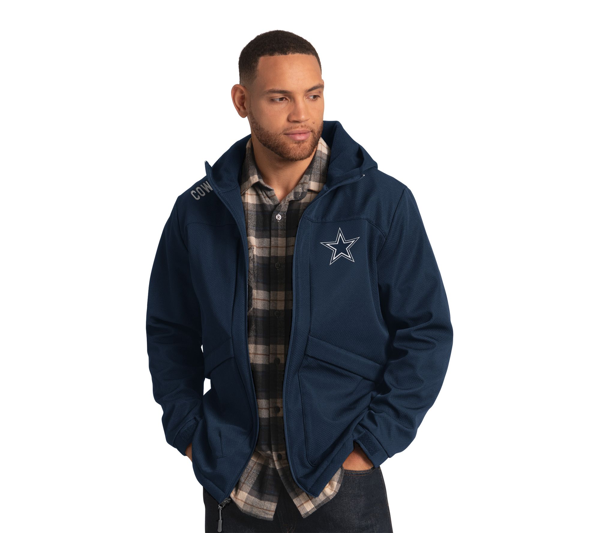 NFL Officially Licensed Dallas Men's Soft Shell Bonded Jacket