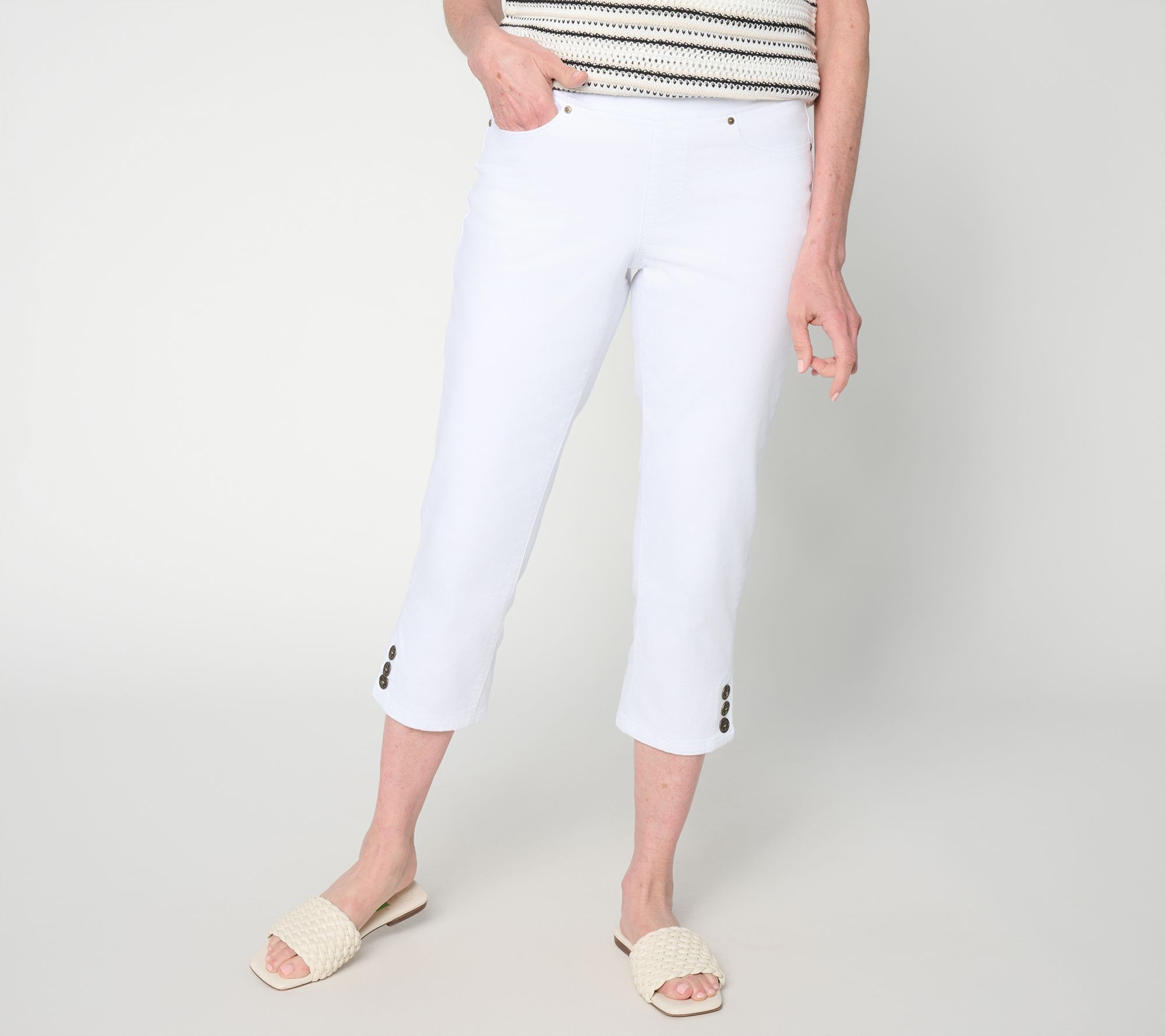 "As Is" Belle by Kim Gravel Petite Twill TripleLuxe Anchor Jean