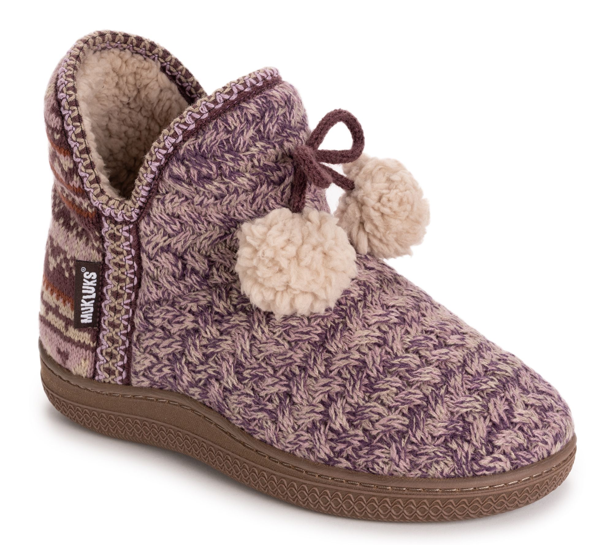 MUK LUKS Ayden Heritage Contour Bootie Slipper