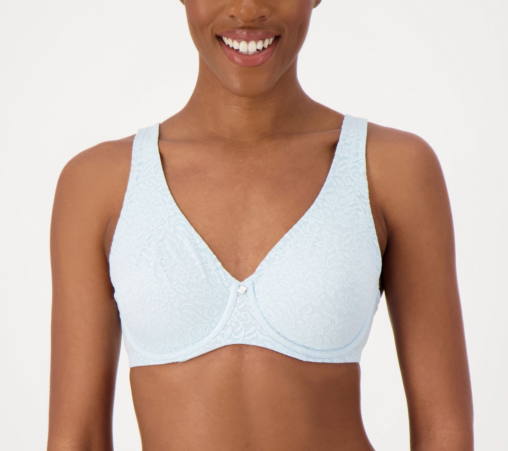 Breezies Full Coverage Unlined Support Bra on QVC 