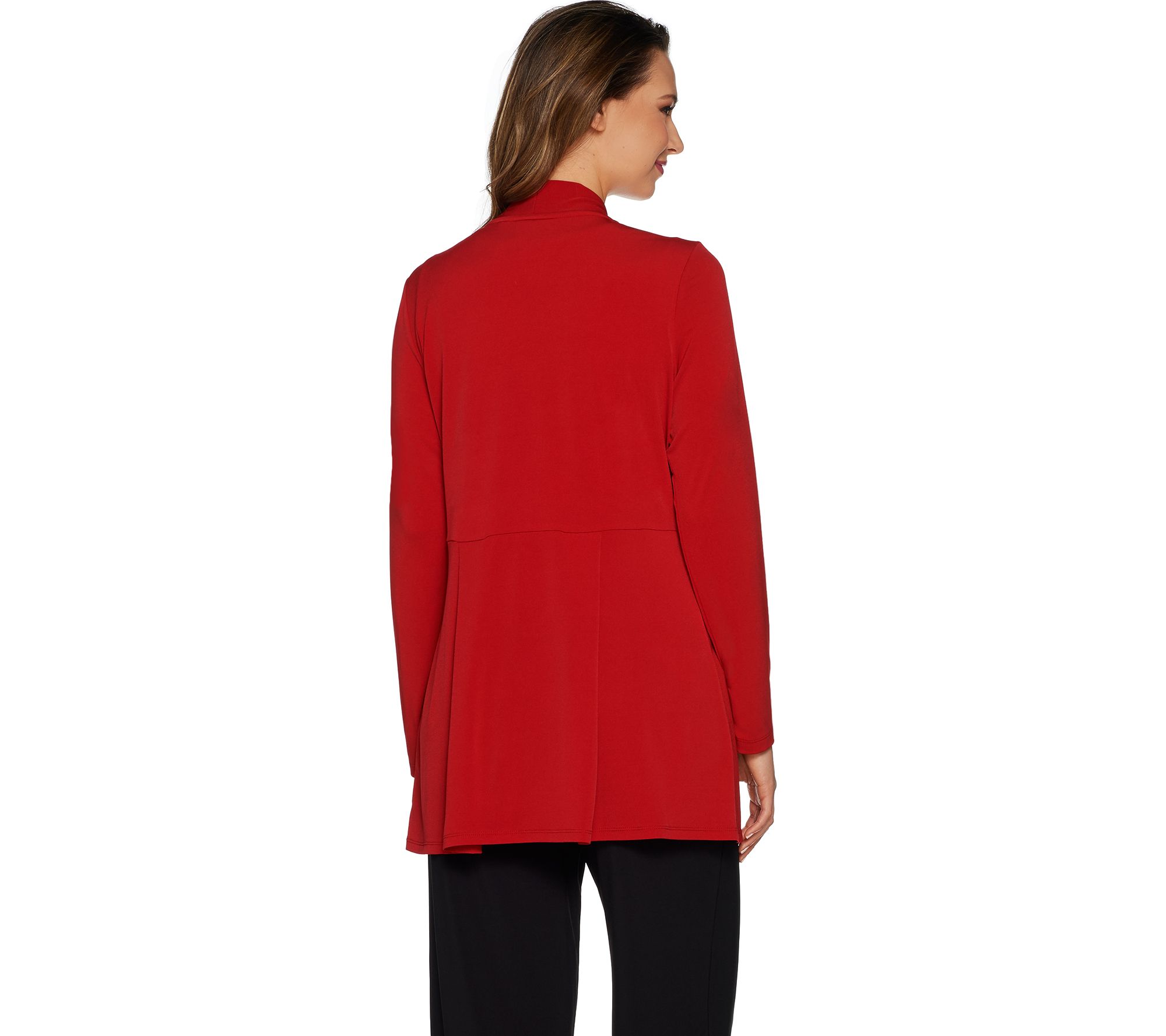 Every Day by Susan Graver Liquid Knit Cardigan and Tank Set - QVC.com