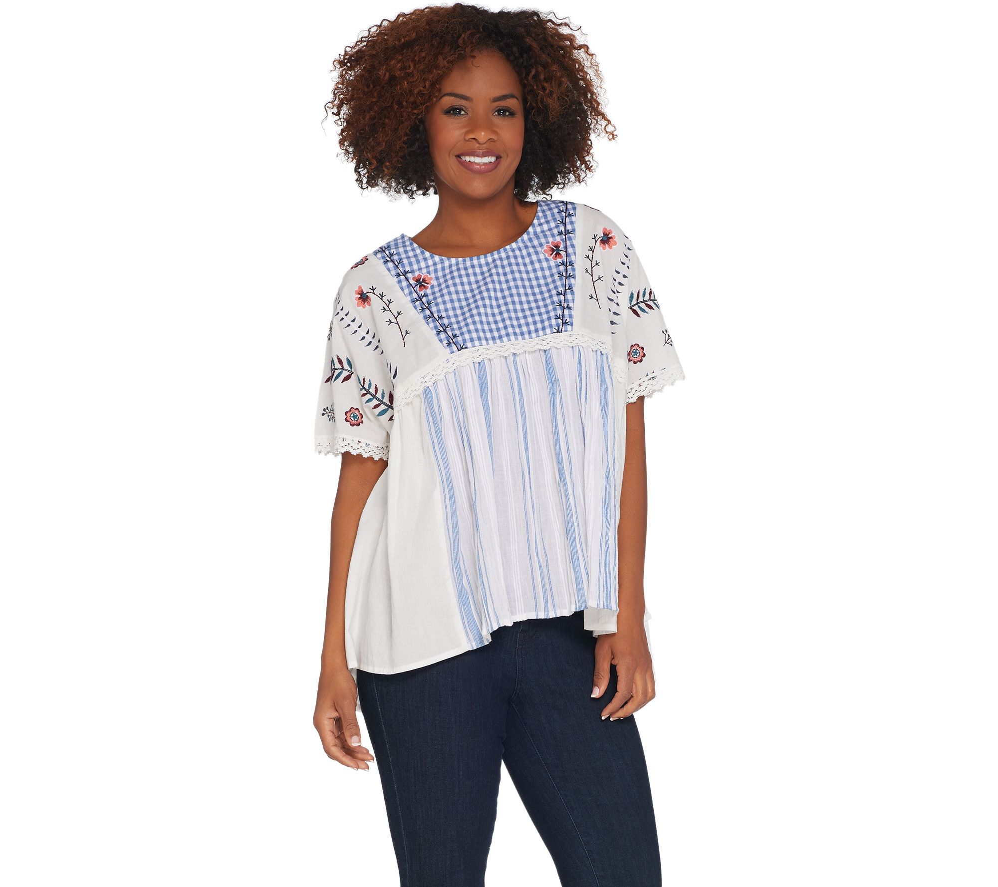 qvc peasant tops