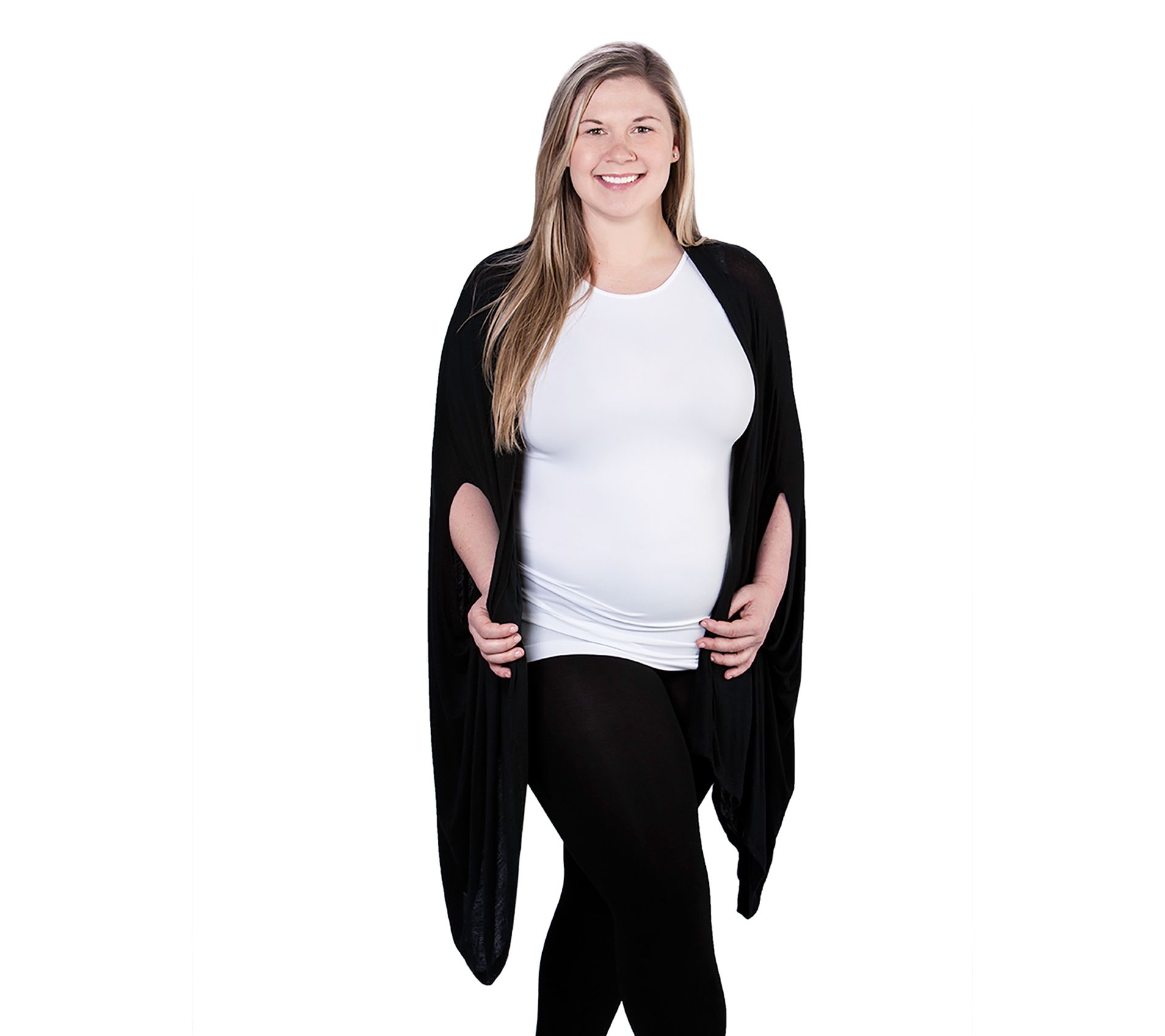 skinnytees Open Front Cape