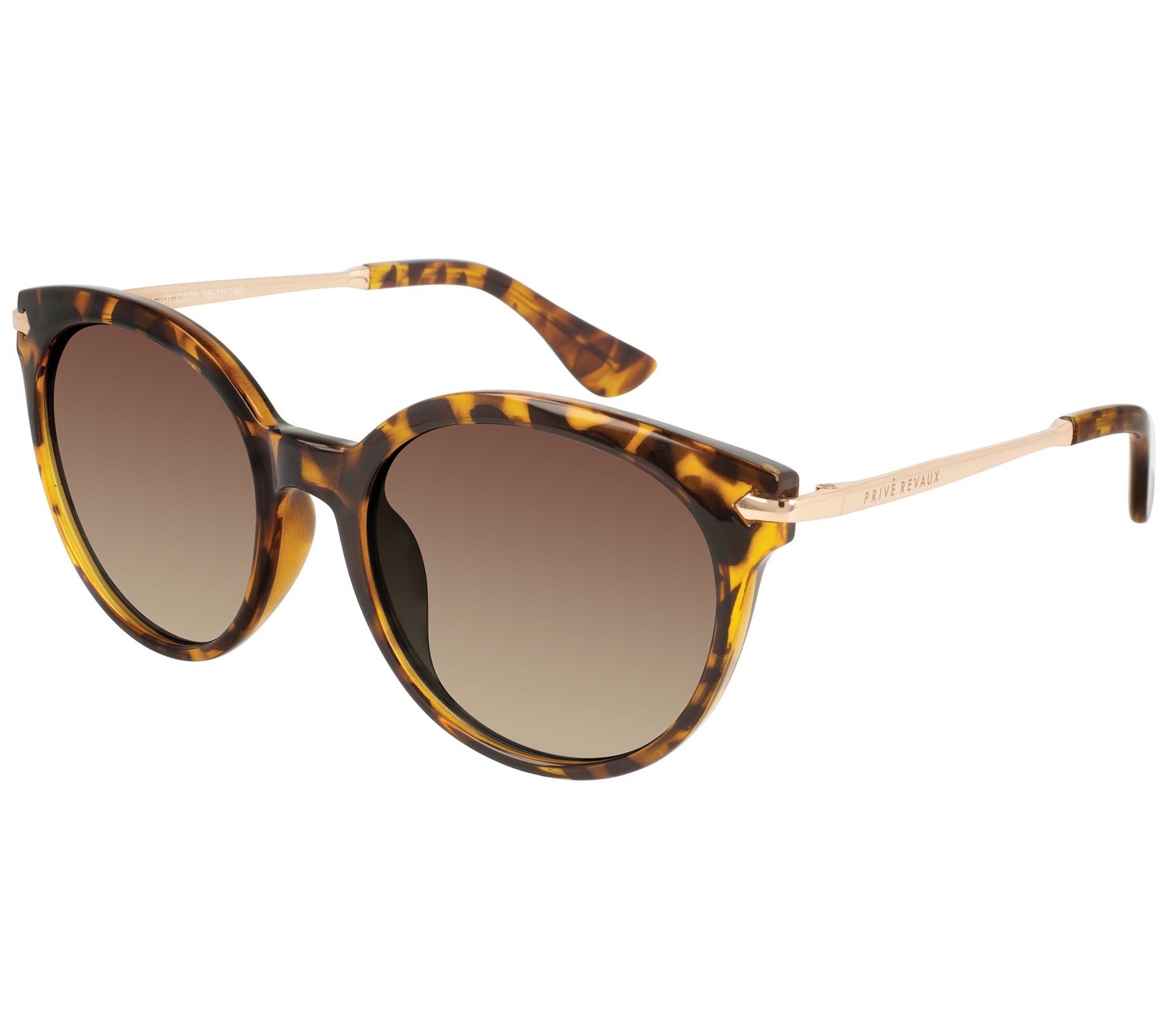 Prive Revaux Ft. Lavish Polarized Round Sunglasses