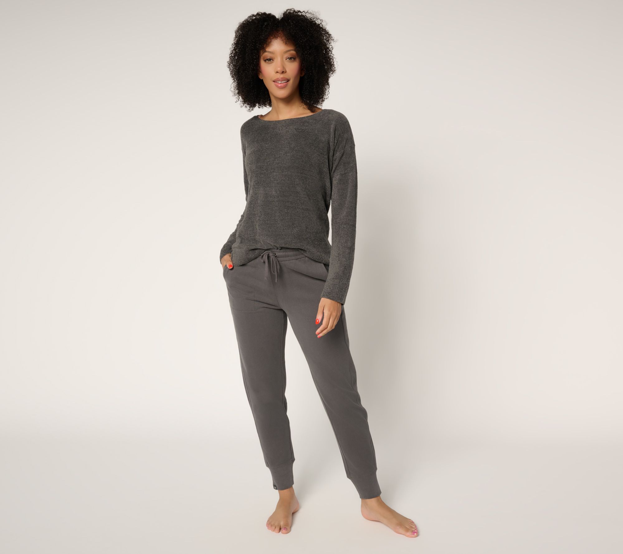 Barefoot Dreams CozyChic Ultra Lite Top w/ Malibu Pant Lounge Set