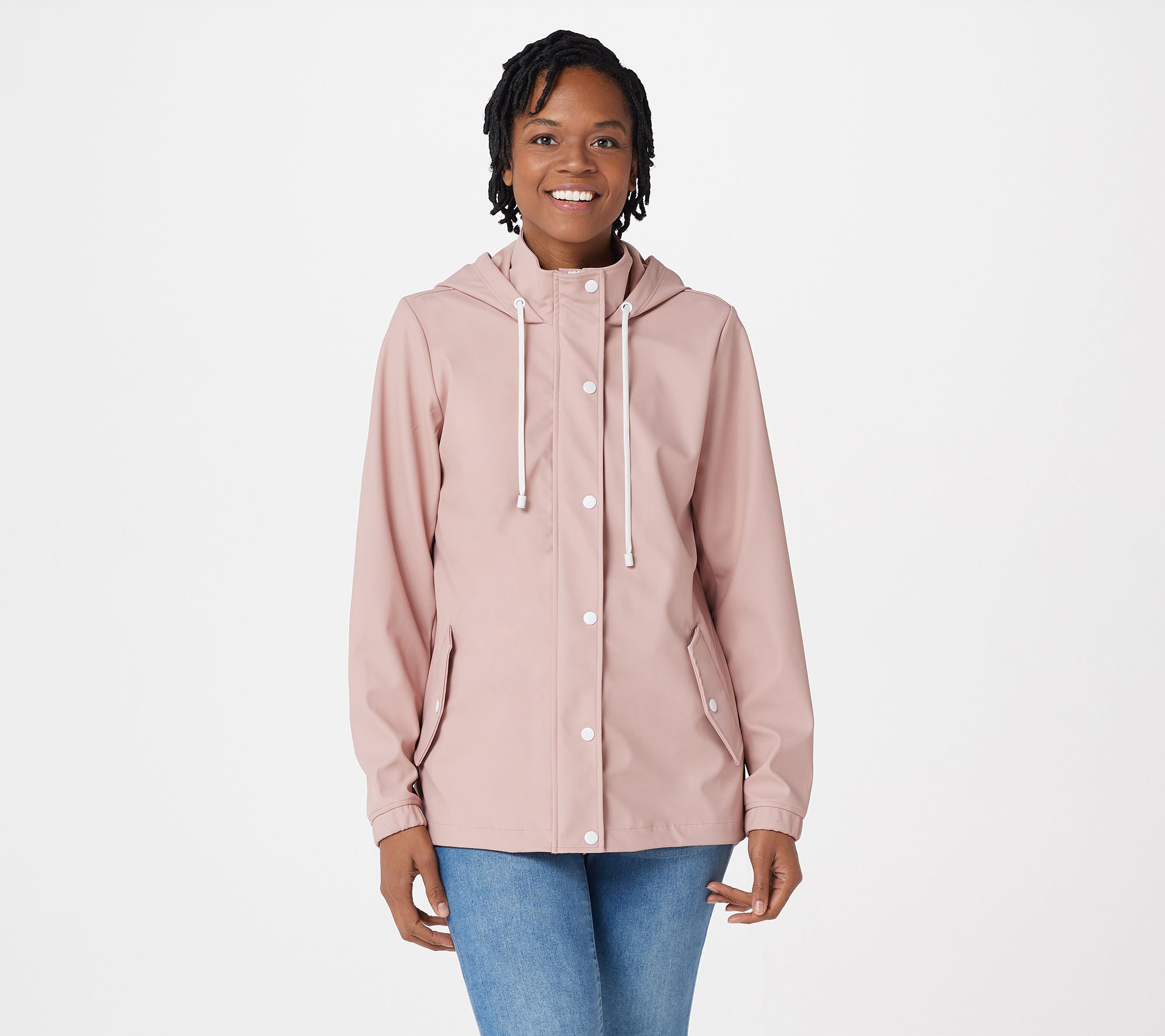Susan Graver SG Sport Colorblocked Pullover Hooded Jacket on QVC 