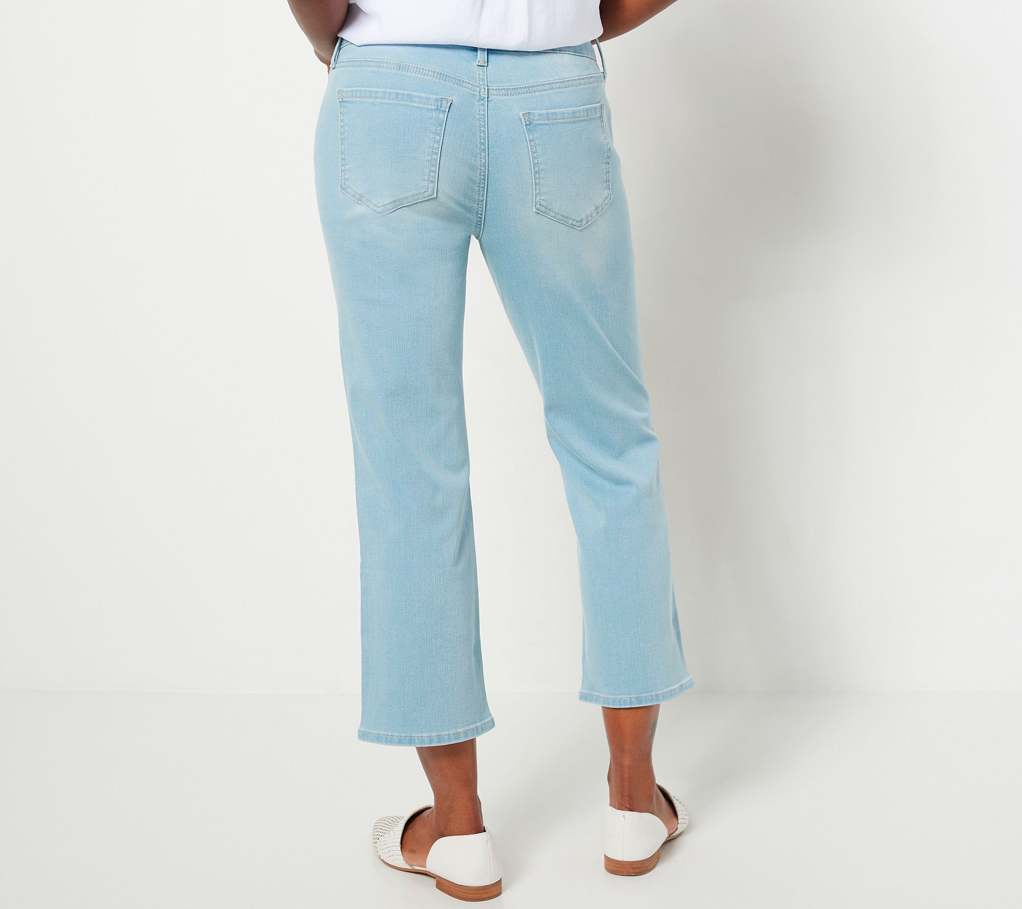 NYDJ Marilyn Straight Crop Jeans in Cool Embrace - Hollander